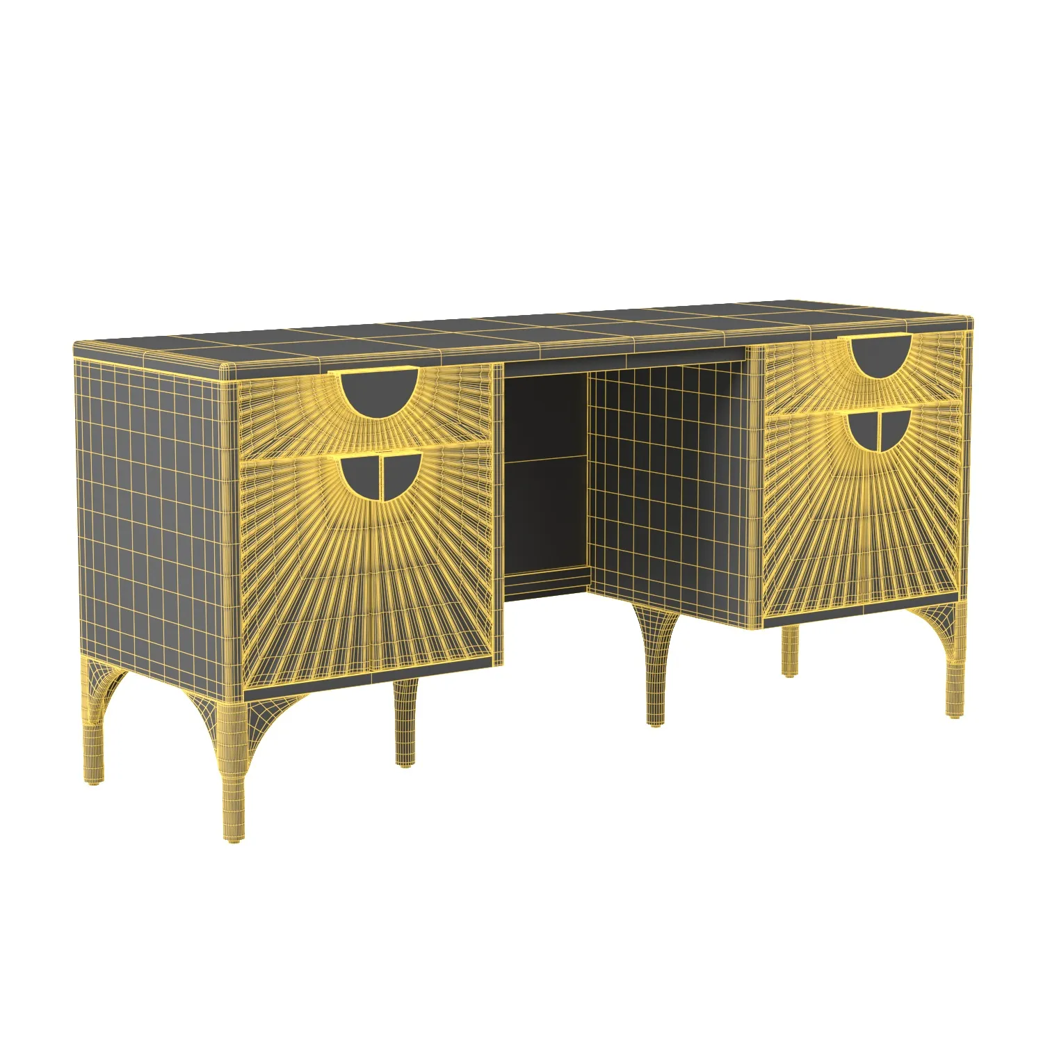 Daybreak Executive Desk PBR 3D Model_07