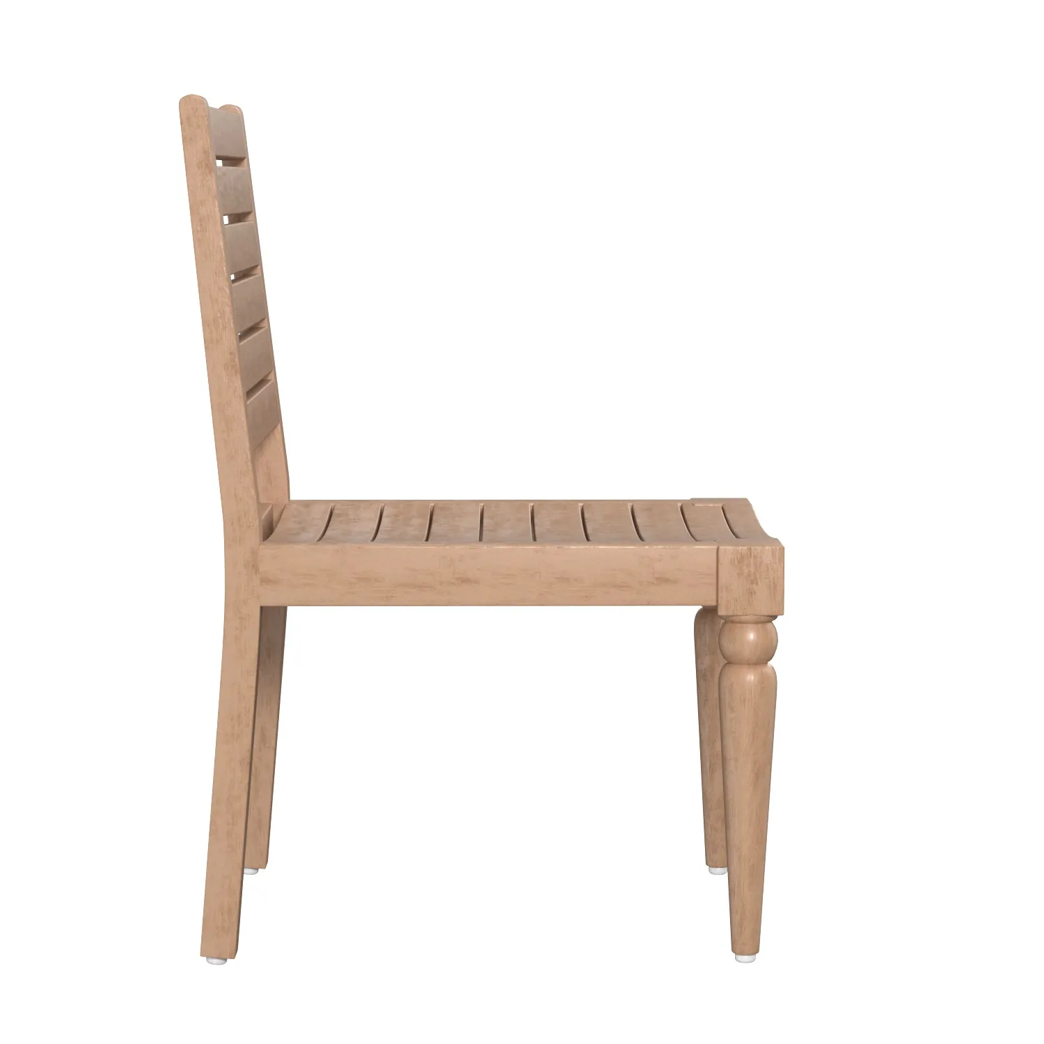 Shoreham Teak Side Chair PBR 3D Model_03
