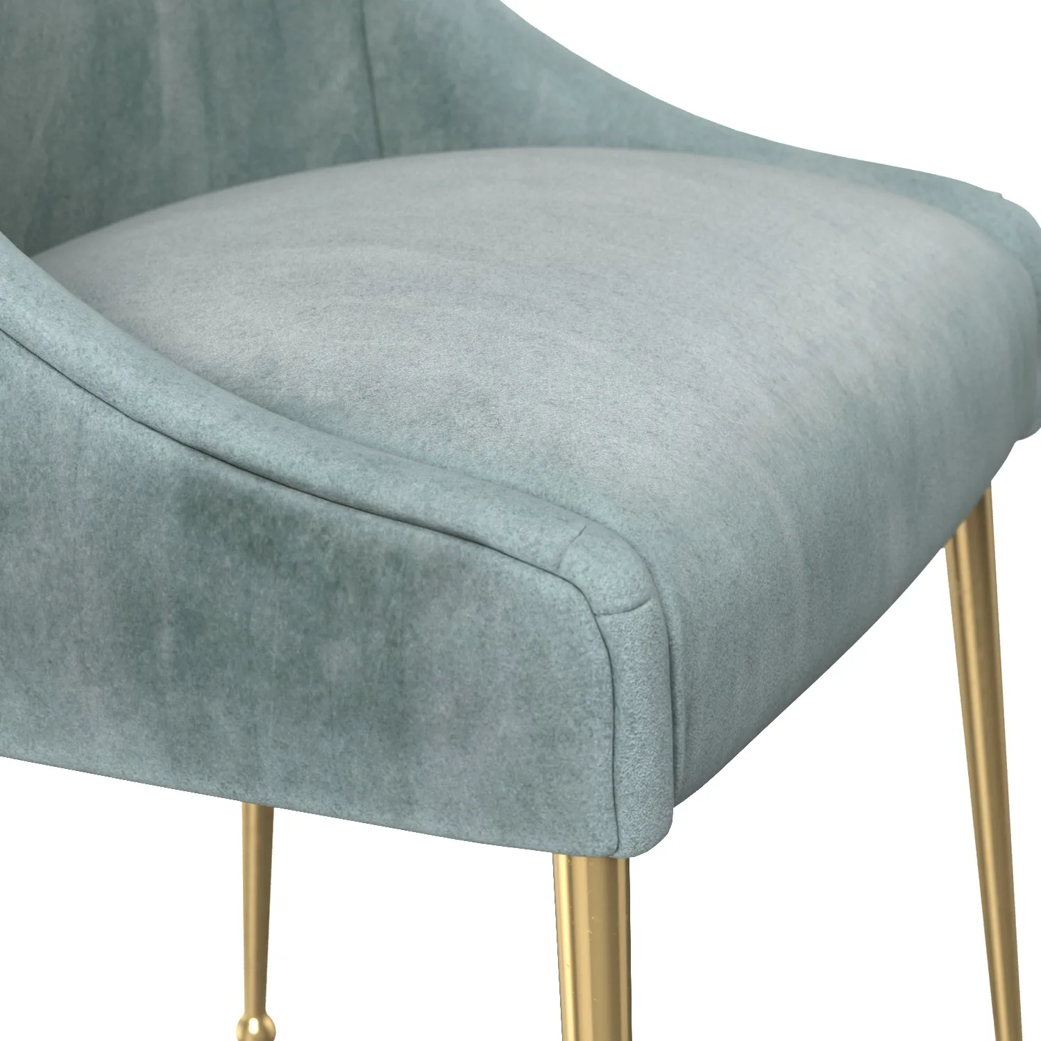 Velvet Elowen Chair PBR 3D Model_05