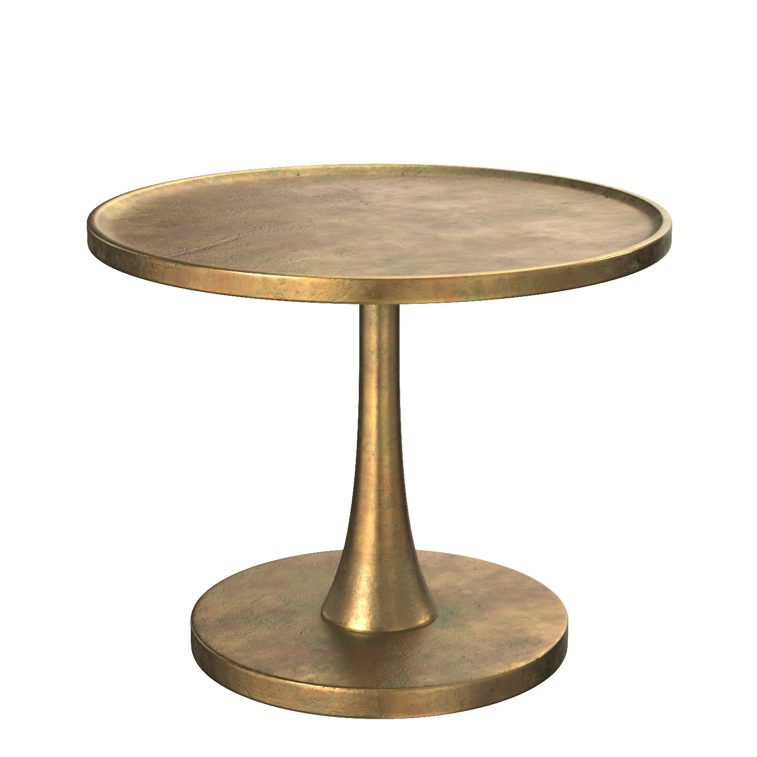 Bernhardt Benson Round Chairside Table PBR 3D Model_01