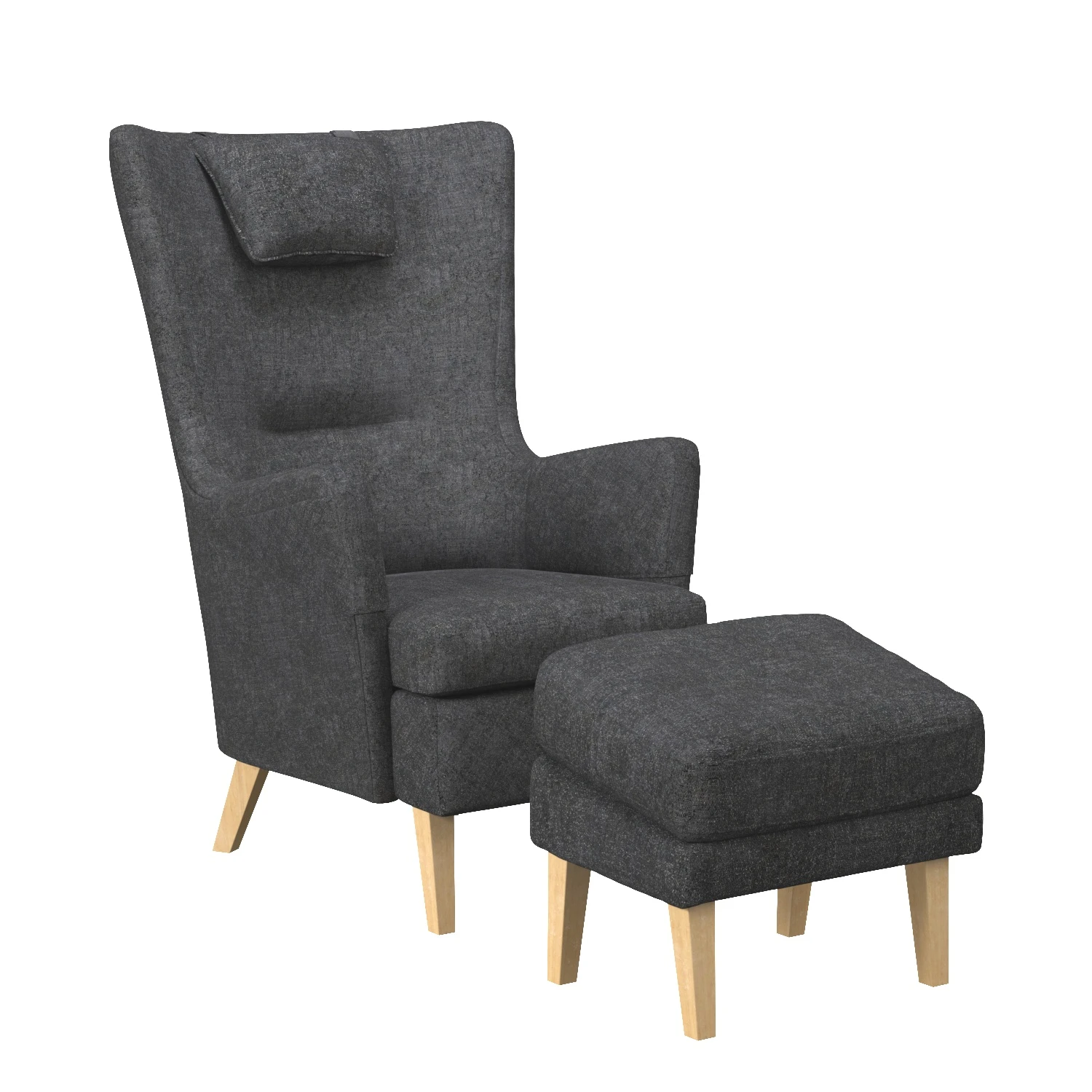 Omtanksam Armchair 3D Model_01