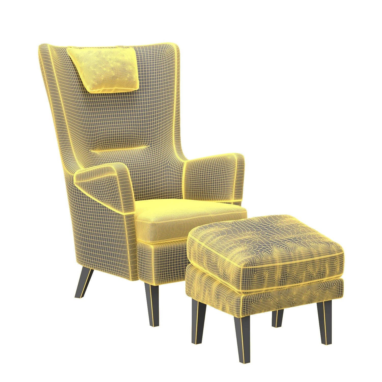 Omtanksam Armchair 3D Model_07