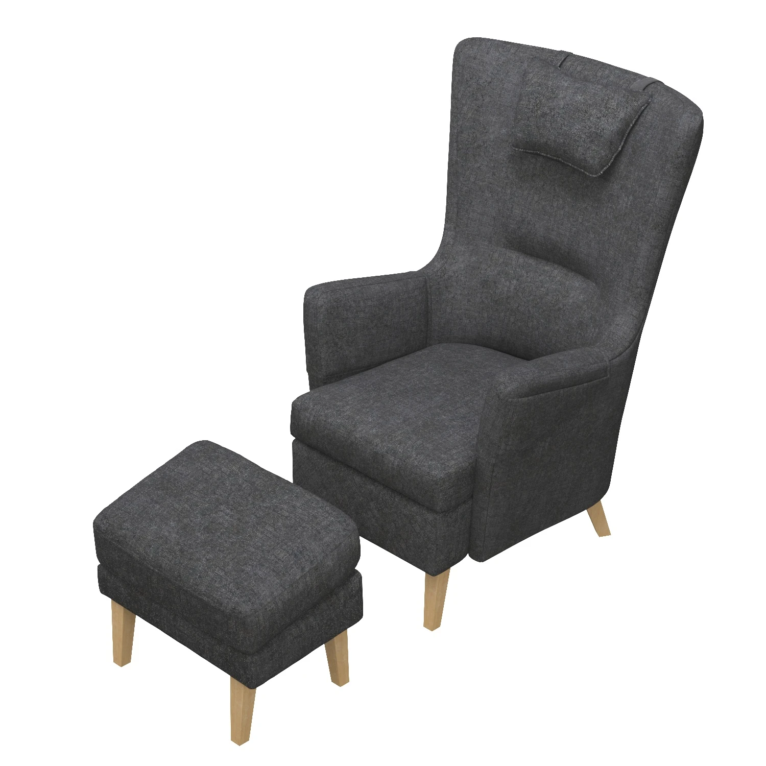 Omtanksam Armchair 3D Model_06