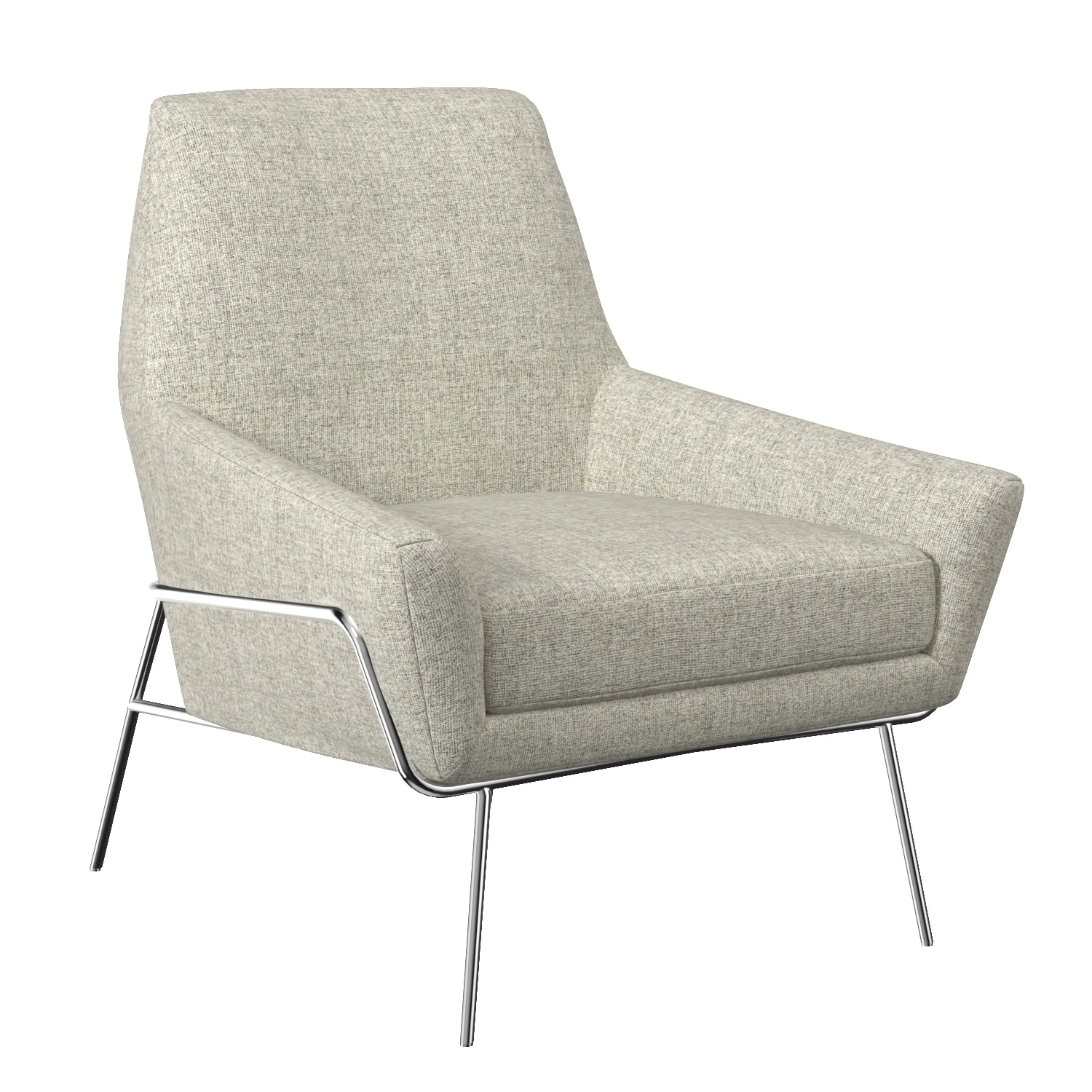 Lucas Wire Base Chair PBR 3D Model_01