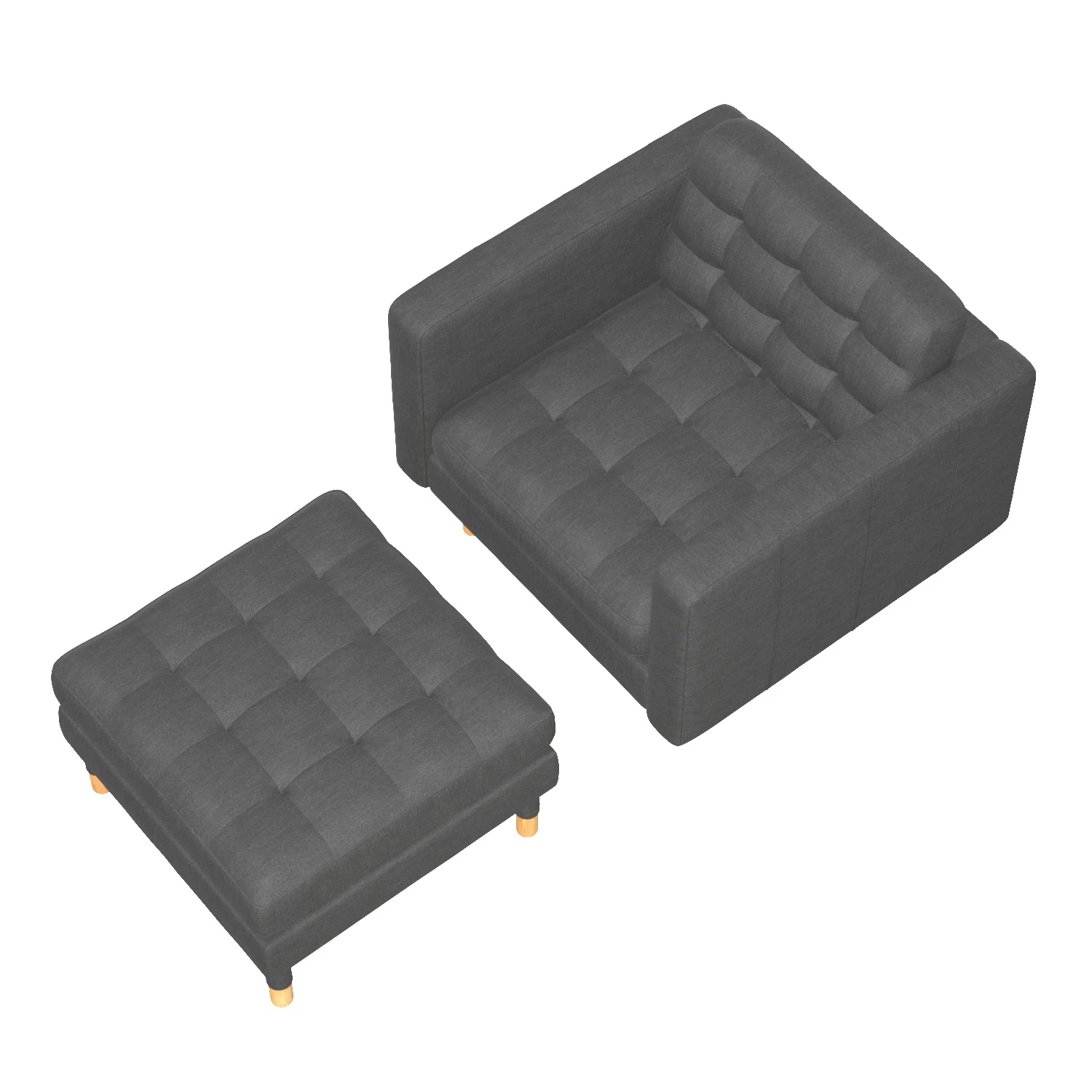 Landskrona Armchair PBR 3D Model_06