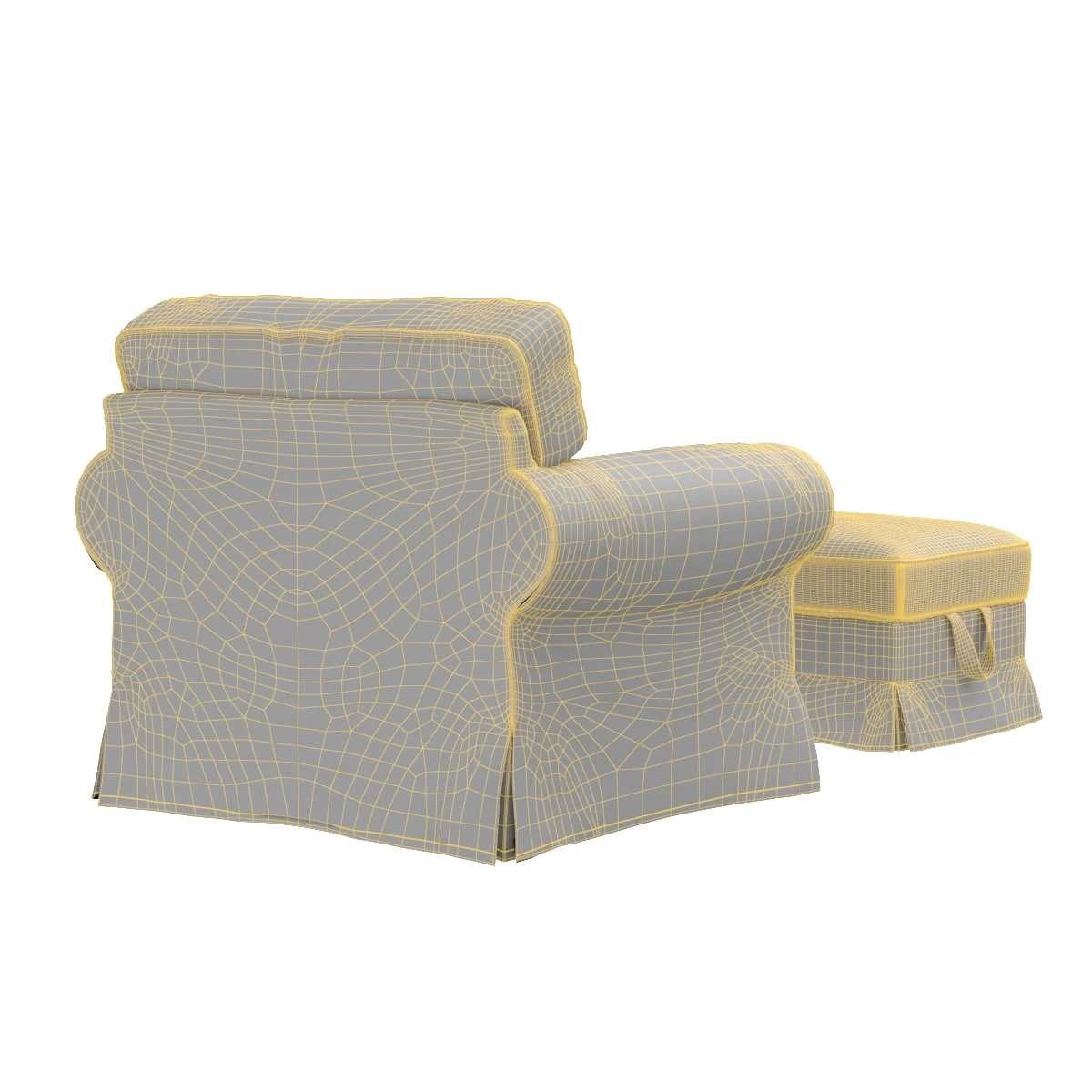 Ektorp Armchair 3D Model_07