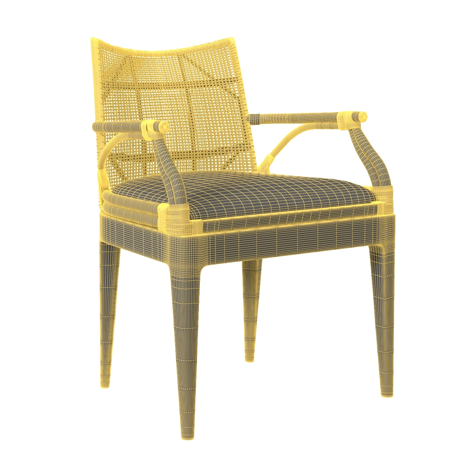 Gianni Arm Chair PBR 3D Model_07
