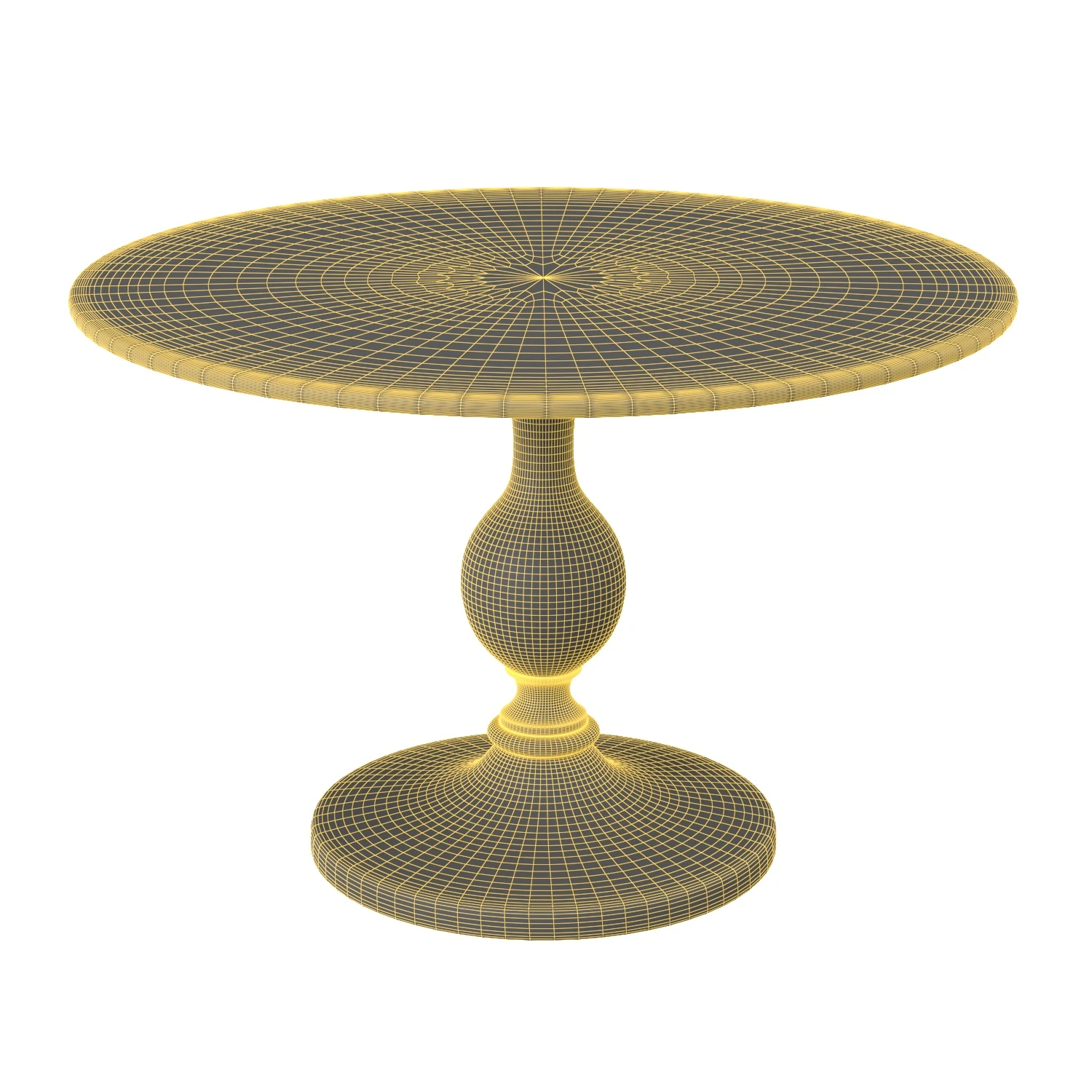 Annaway Dining Table PBR 3D Model_07