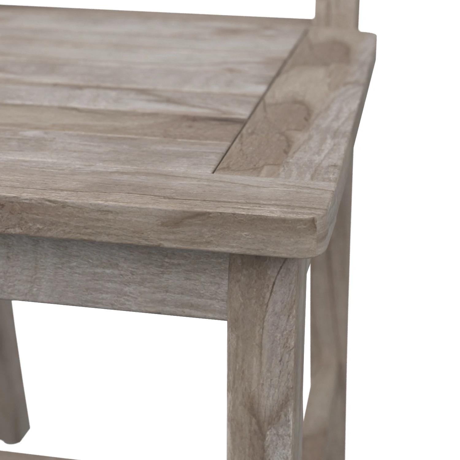 Crossback Teak Side Chair PBR 3D Model_05