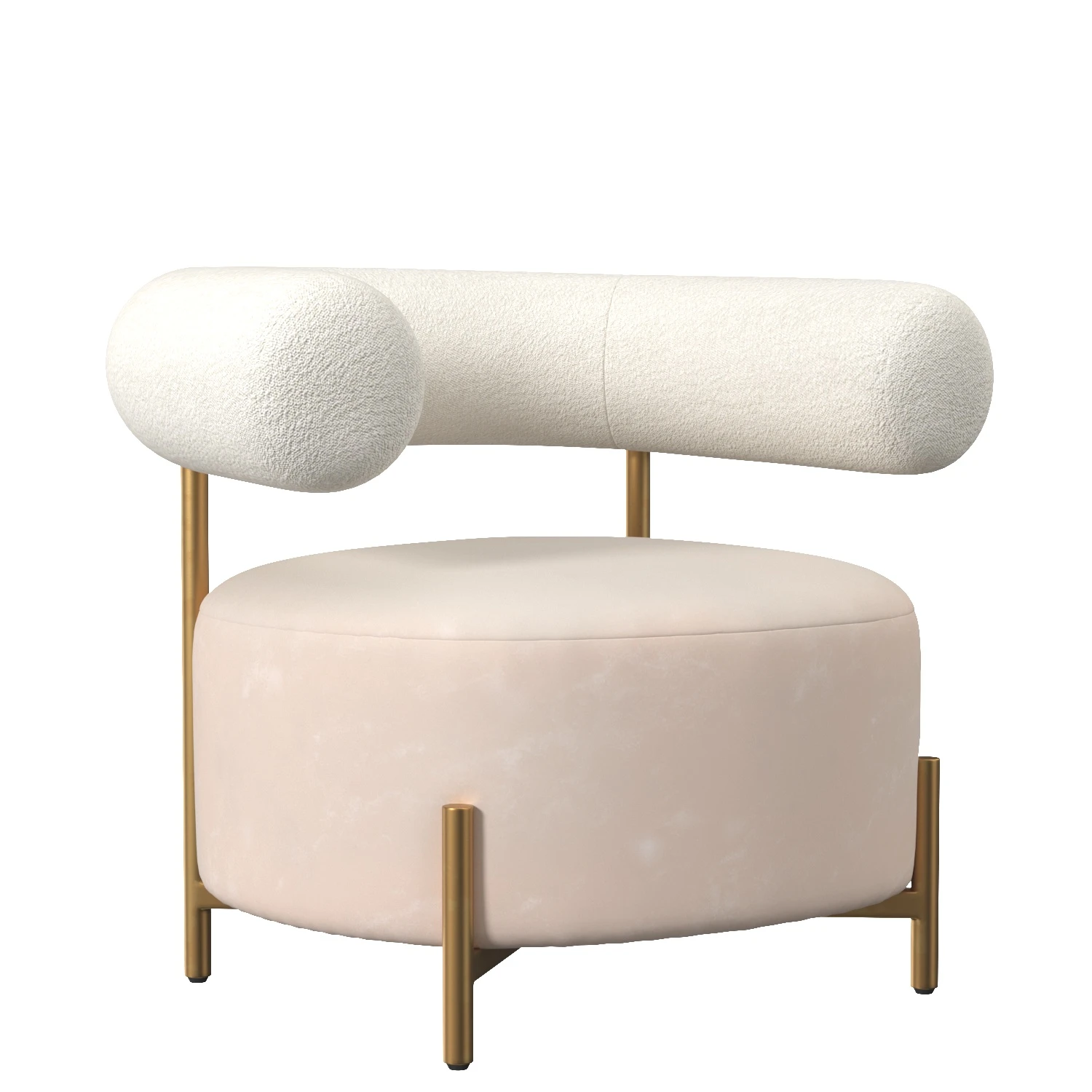 Flo Occasional Chair PBR 3D Model_01