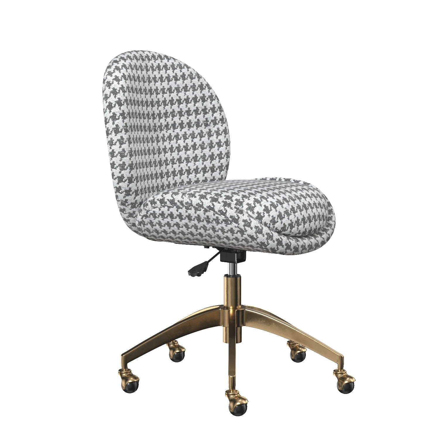 Frannie Swivel Desk Chair PBR 3D Model_01