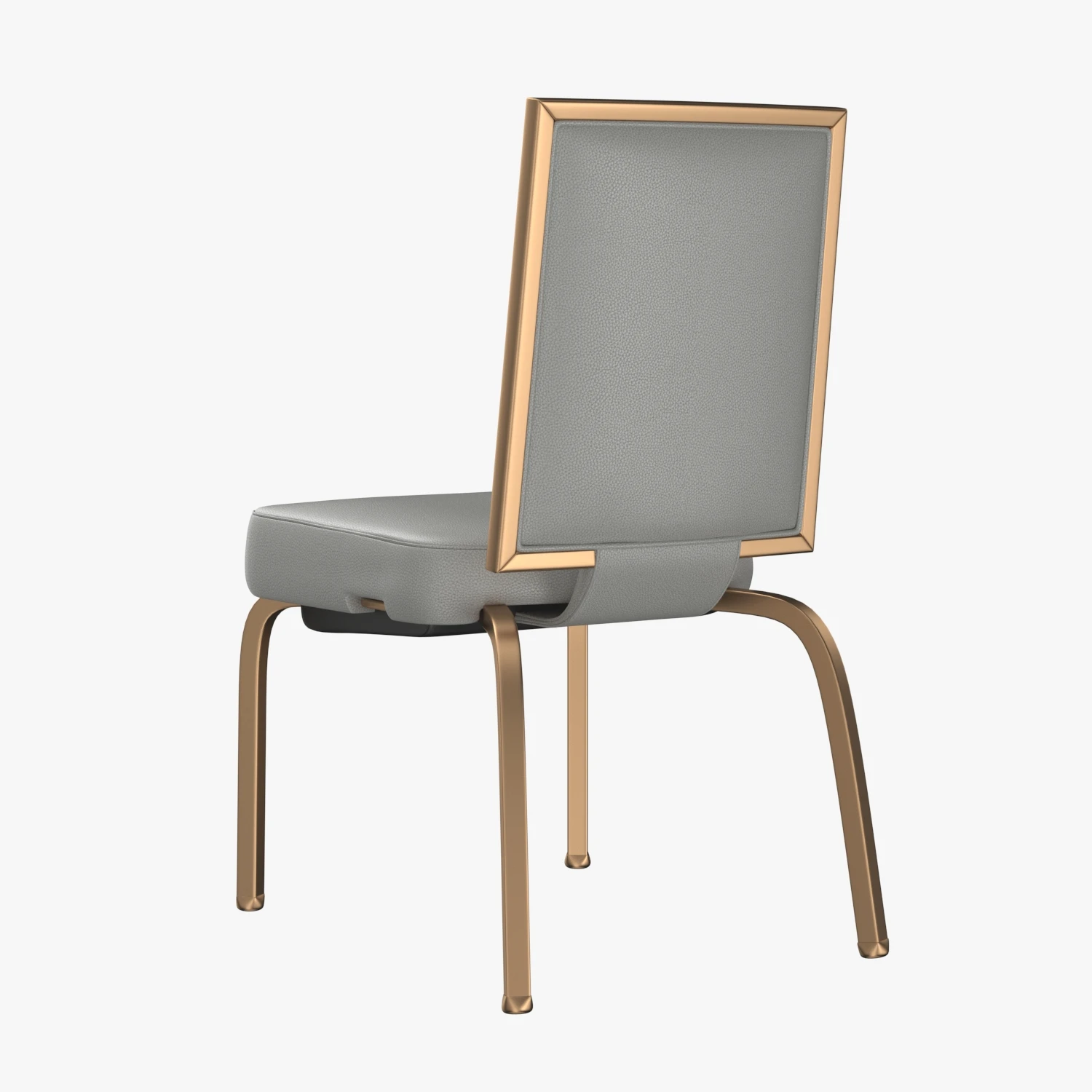 Conference Leather Banquet Chair 3D Model_04