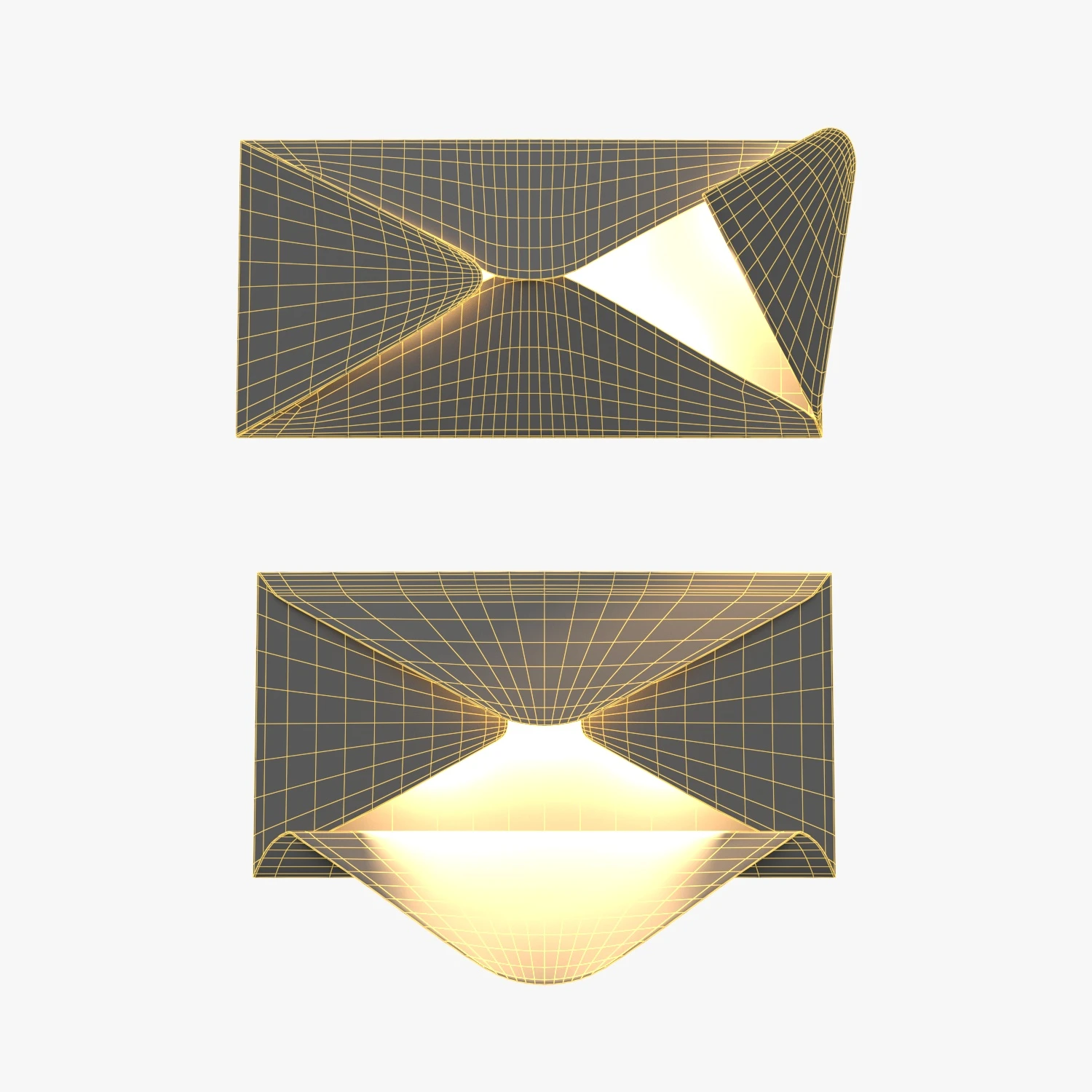 Corrispondenza Wall Light PBR 3D Model_07