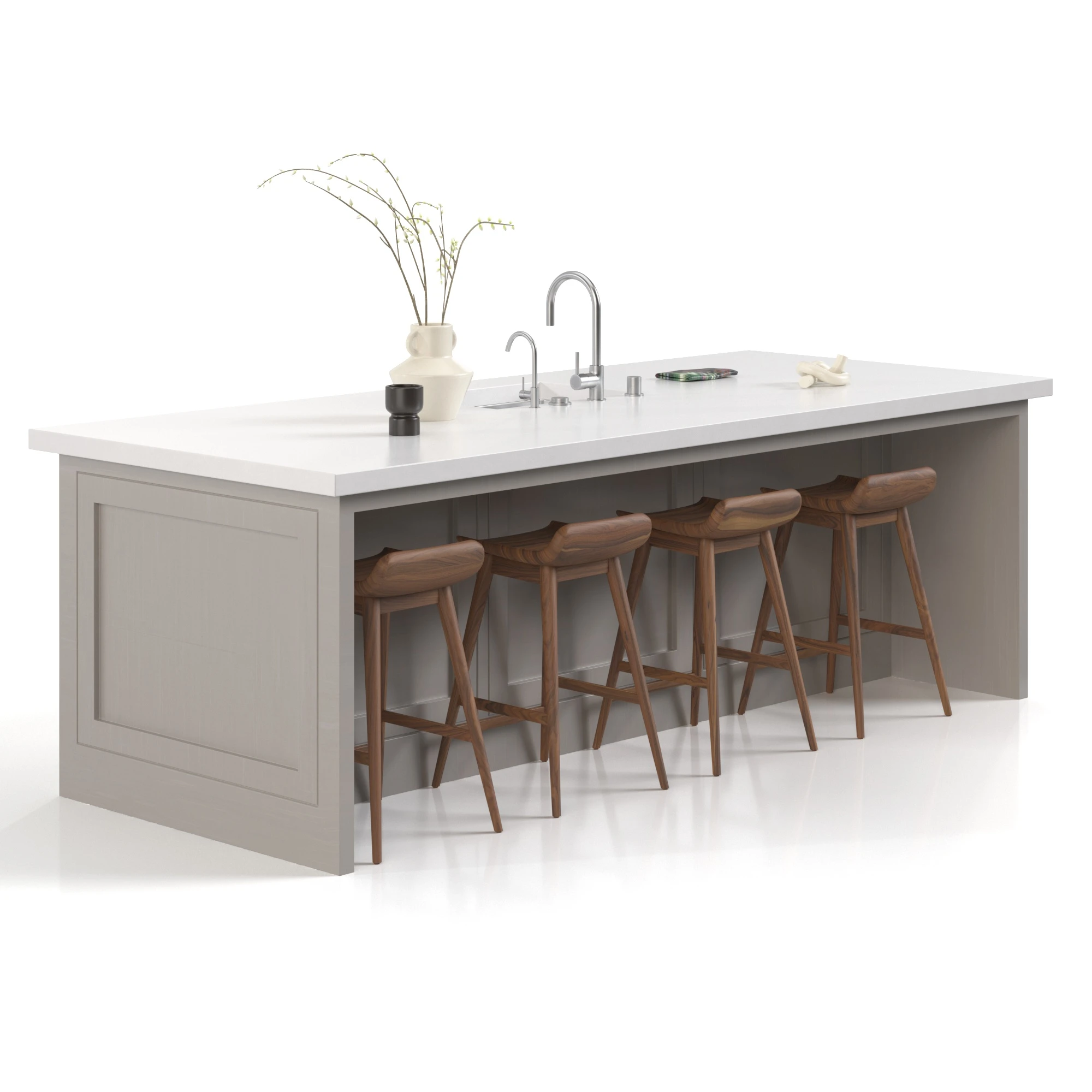 Kitchen Island Countertop 09 3D Model_06