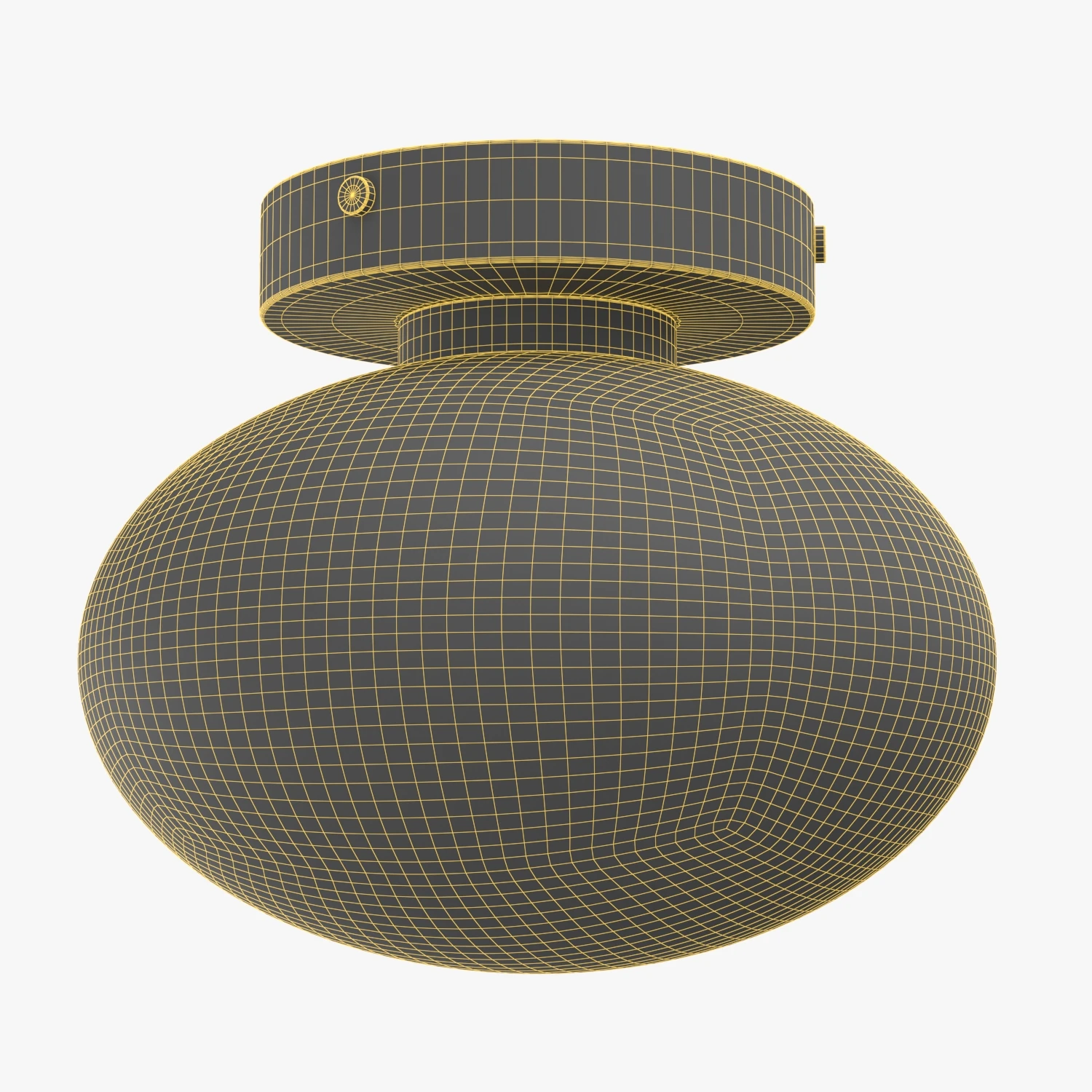 Mushroom Surface Mount in common with PBR 3D Model_07