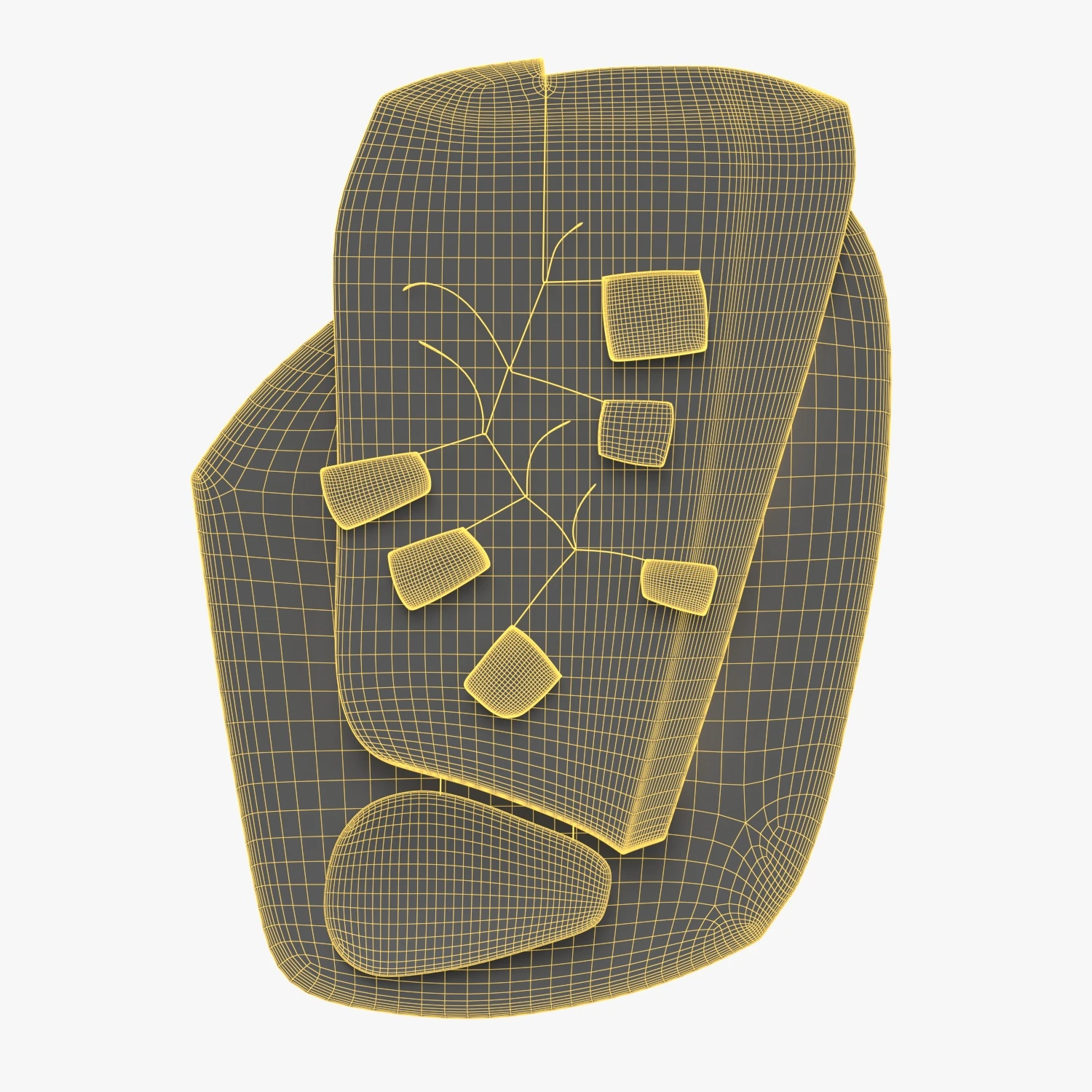 Stratus Sconce 02 PBR 3D Model_07