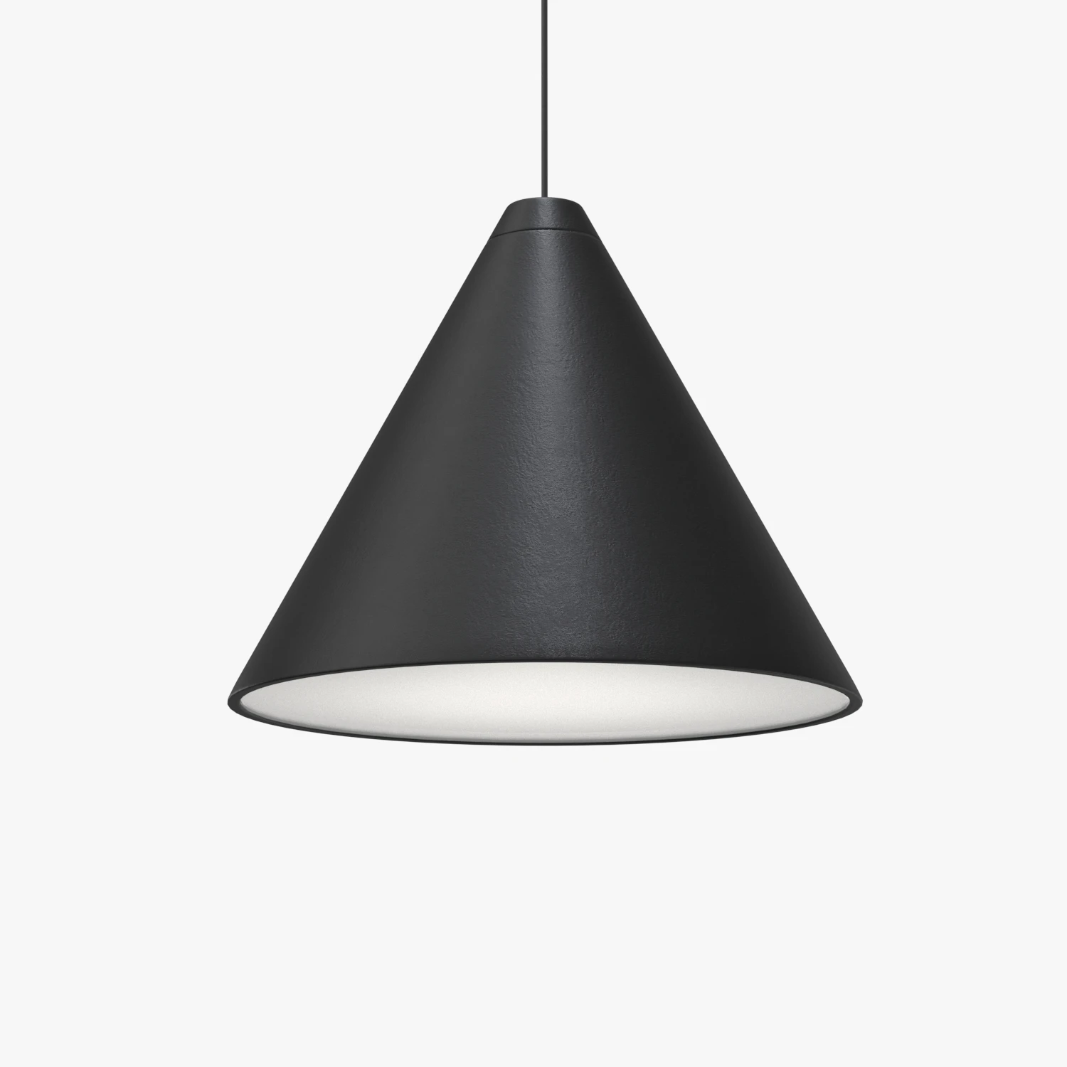 String Light Cone Pendant PBR 3D Model_04