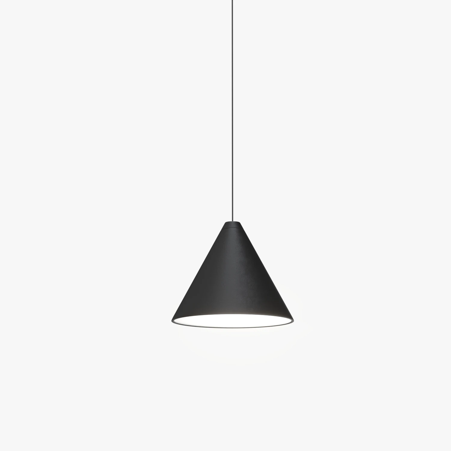 String Light Cone Pendant PBR 3D Model_01