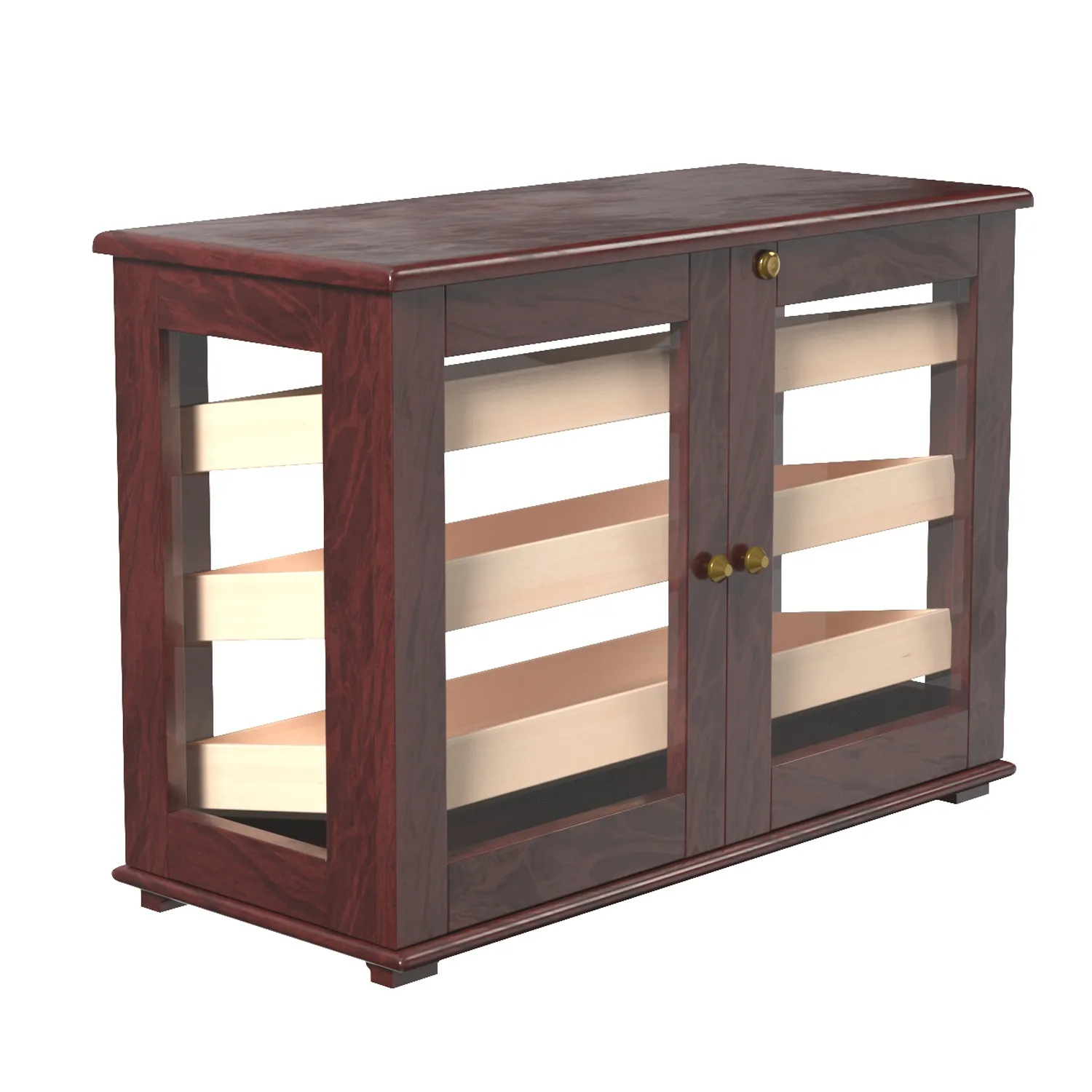 Marciano Counter Top Display Humidor PBR 3D Model_01