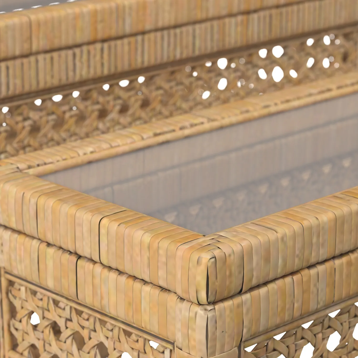 Rattan Box With Glass Lid PBR 3D Model_05