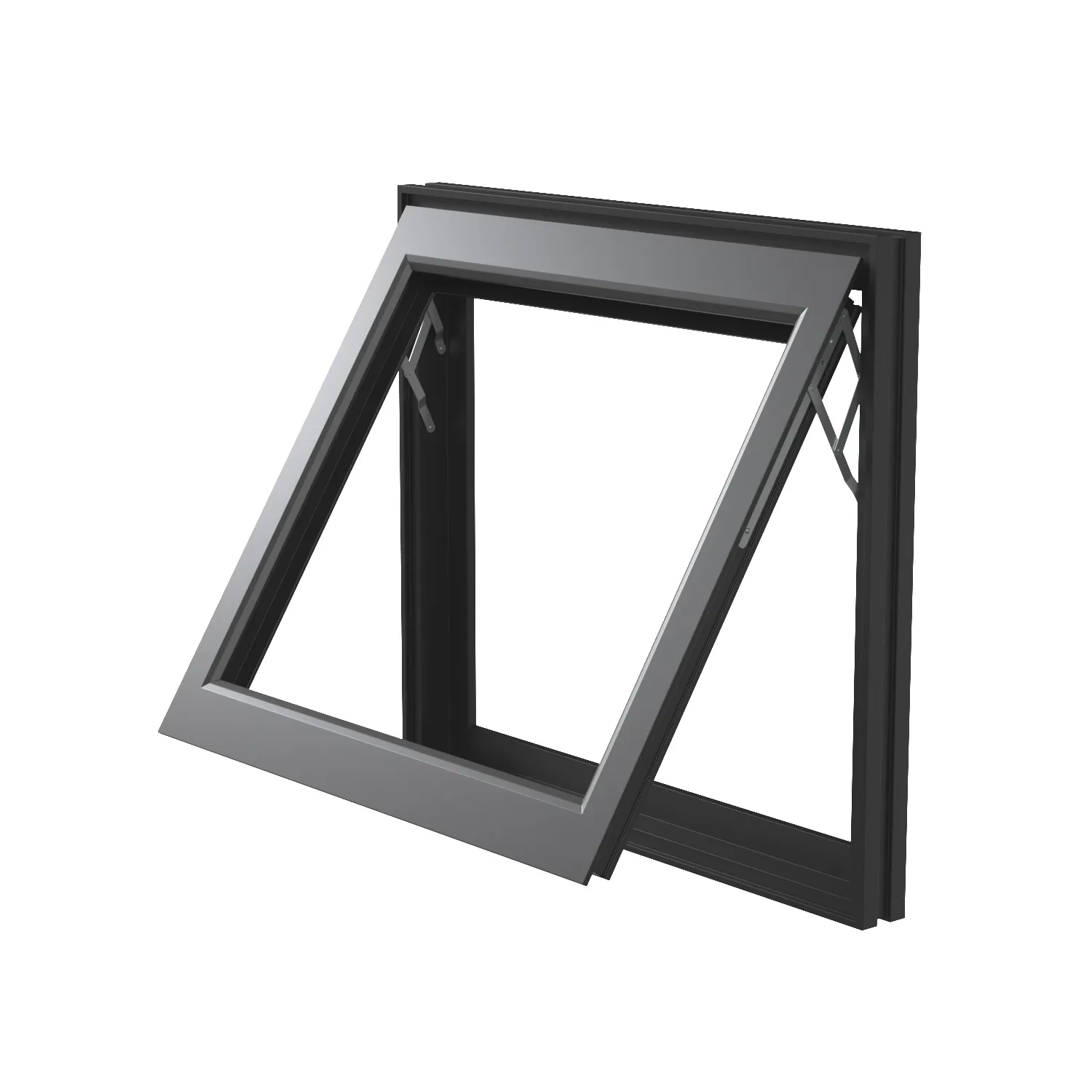 Awning Windows PBR 3D Model_04