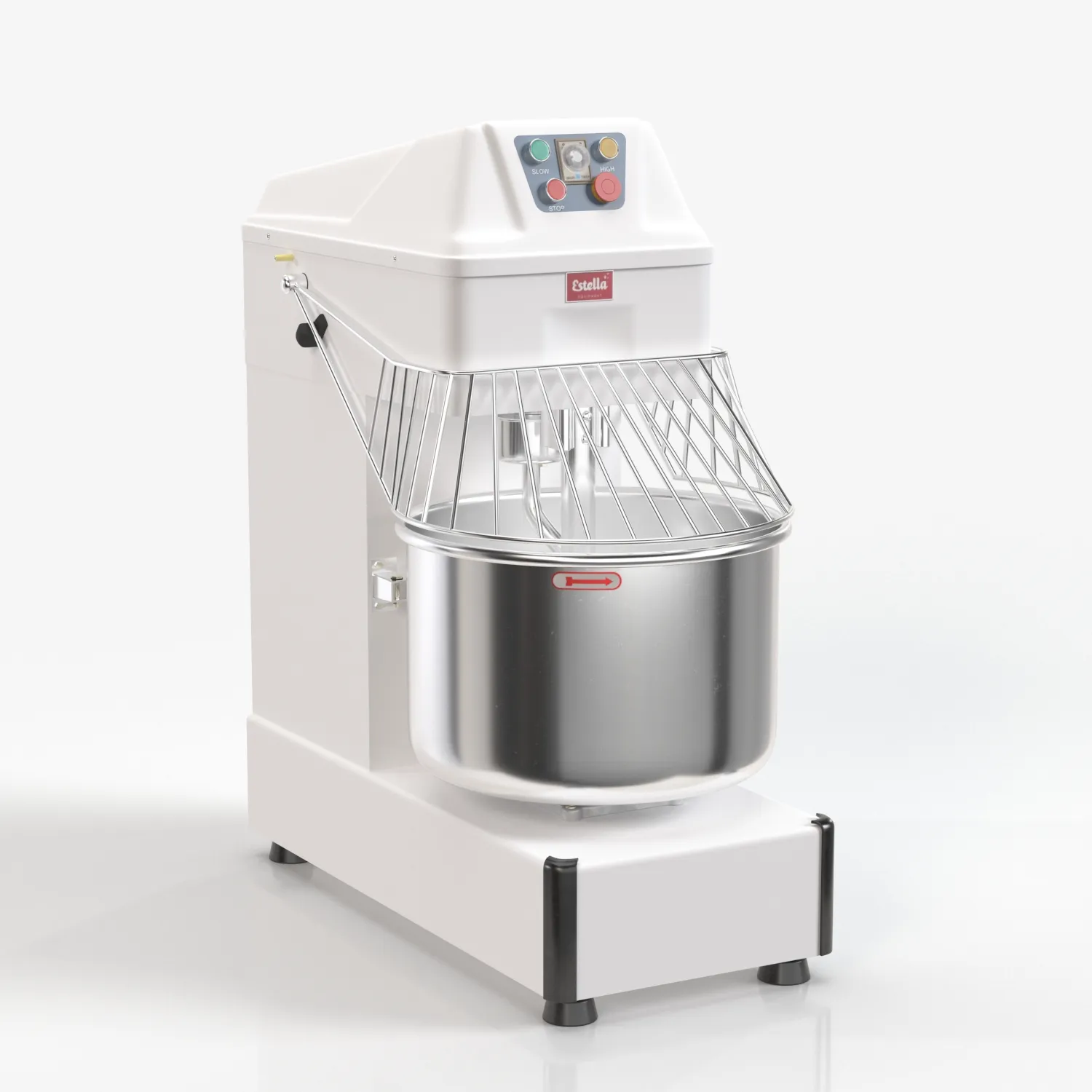 Two Speed Spiral Dough Mixer PBR 3D Model_01