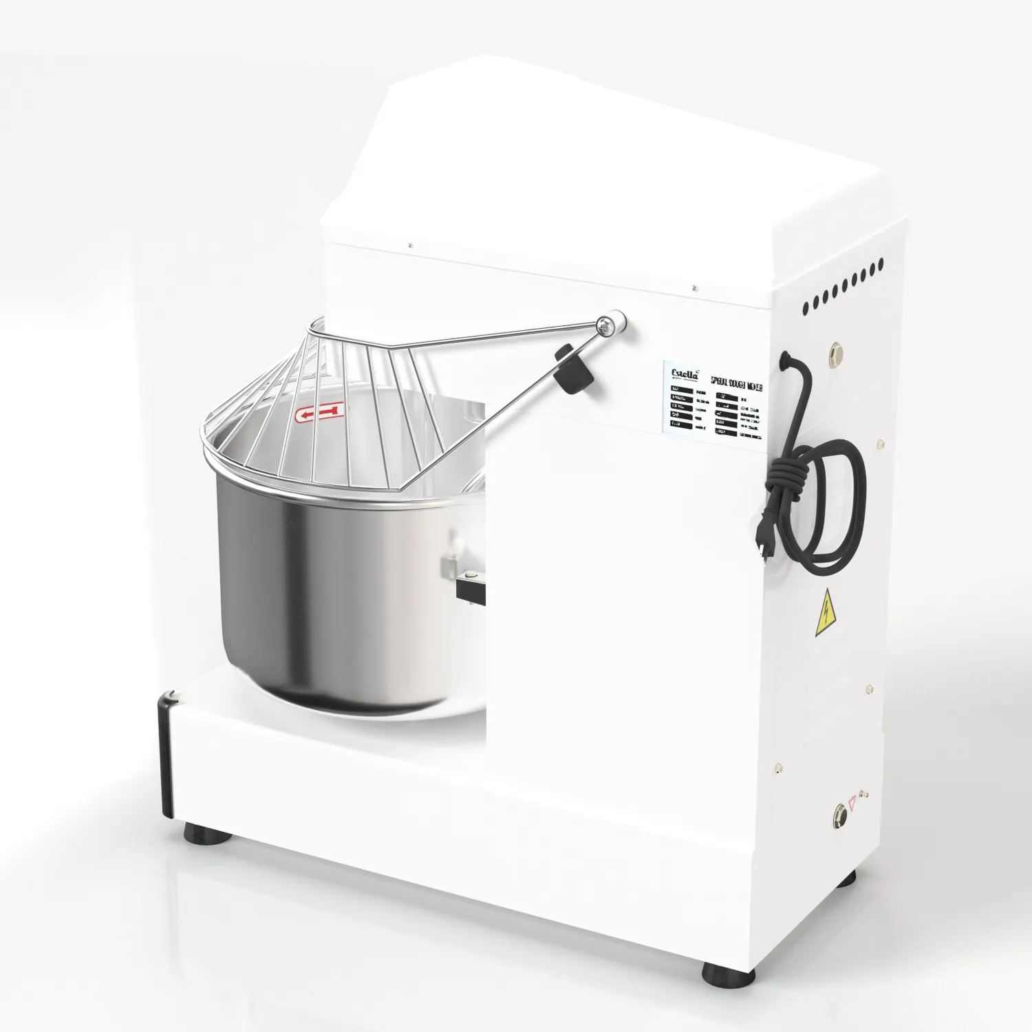 Two Speed Spiral Dough Mixer PBR 3D Model_04