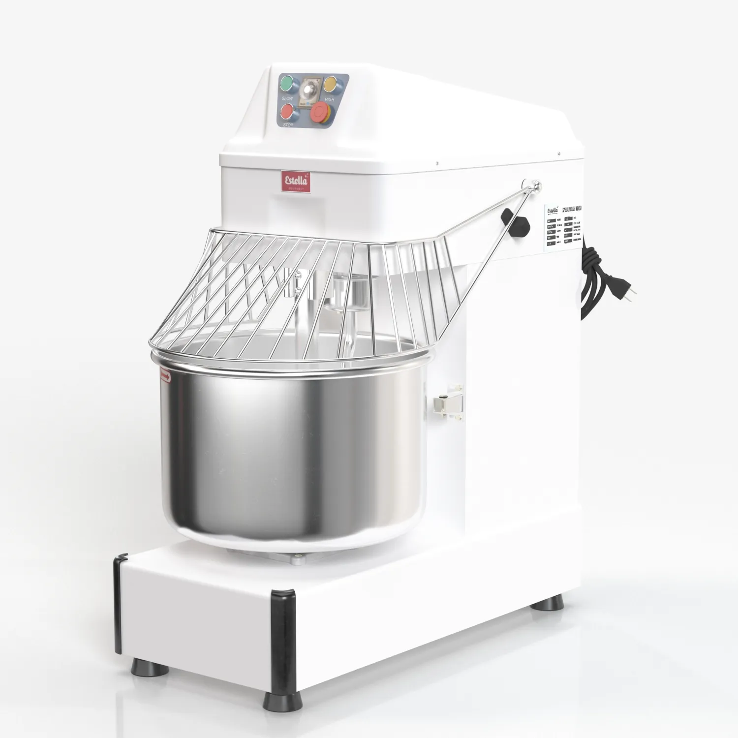 Two Speed Spiral Dough Mixer PBR 3D Model_06