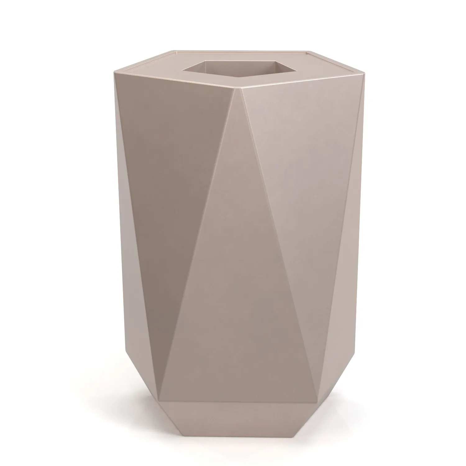 Titan Trash And Recycling Container PBR 3D Model_01