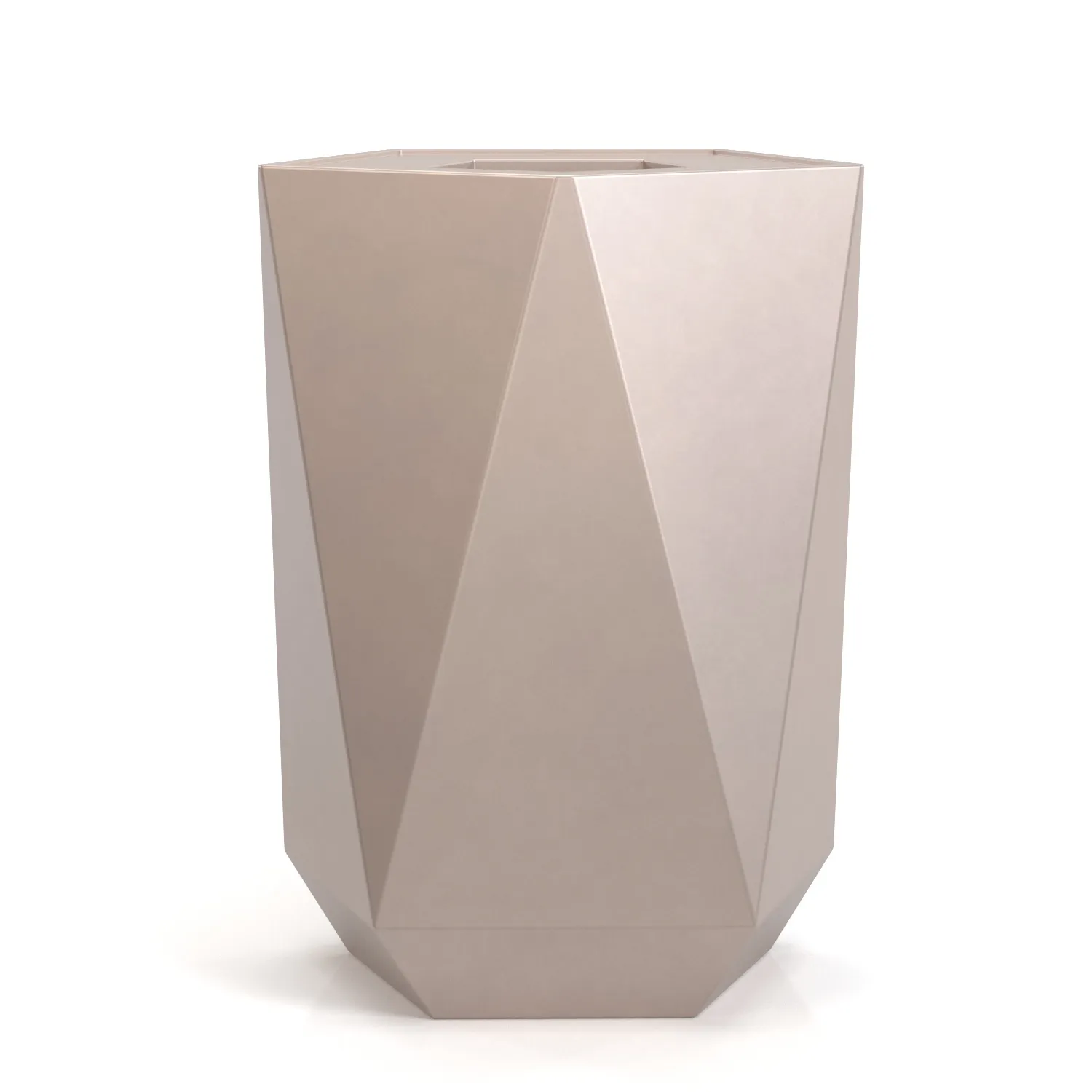 Titan Trash And Recycling Container PBR 3D Model_06