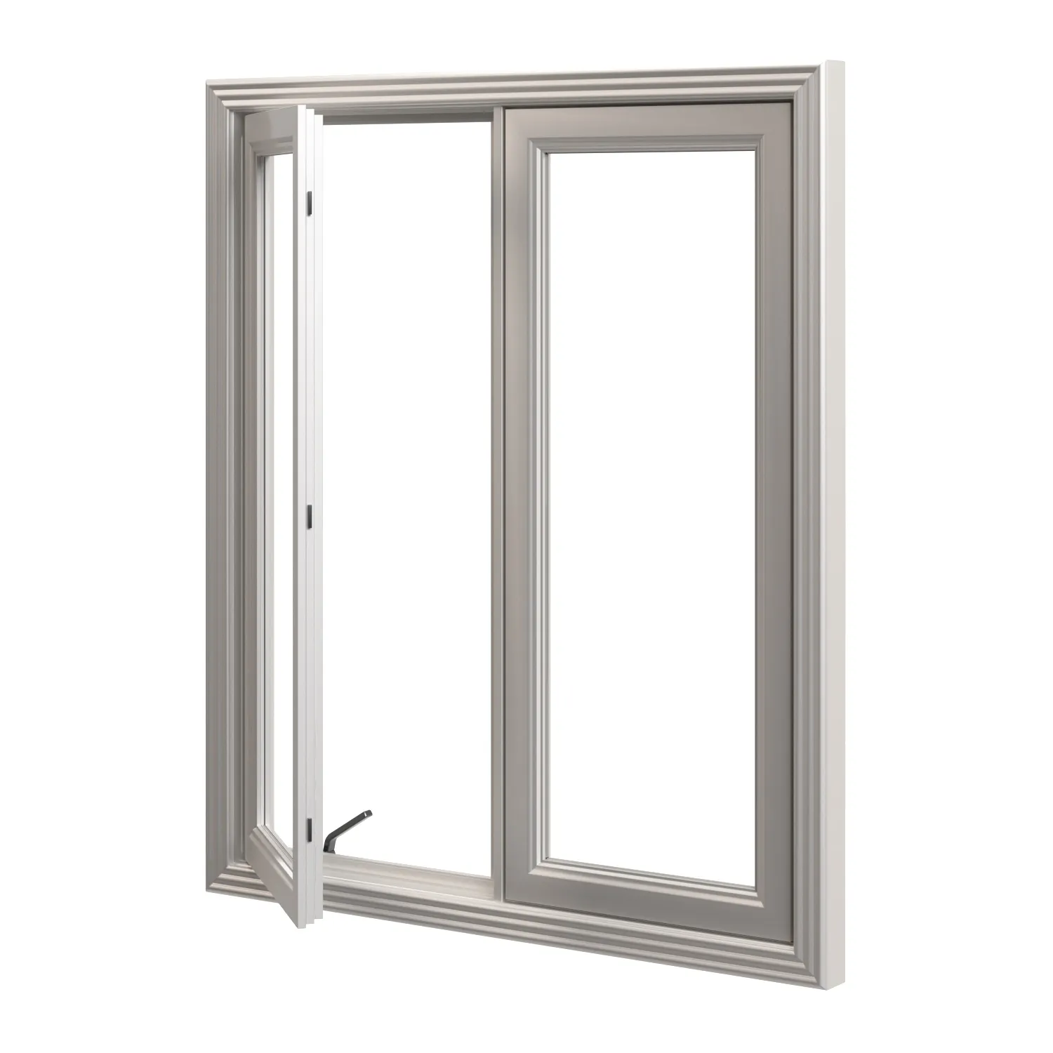 Casement Window PBR 3D Model_01