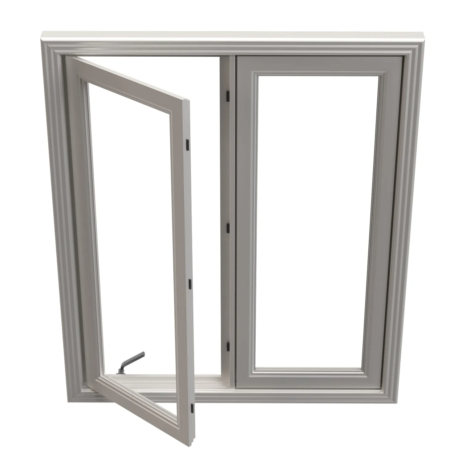 Casement Window PBR 3D Model_04