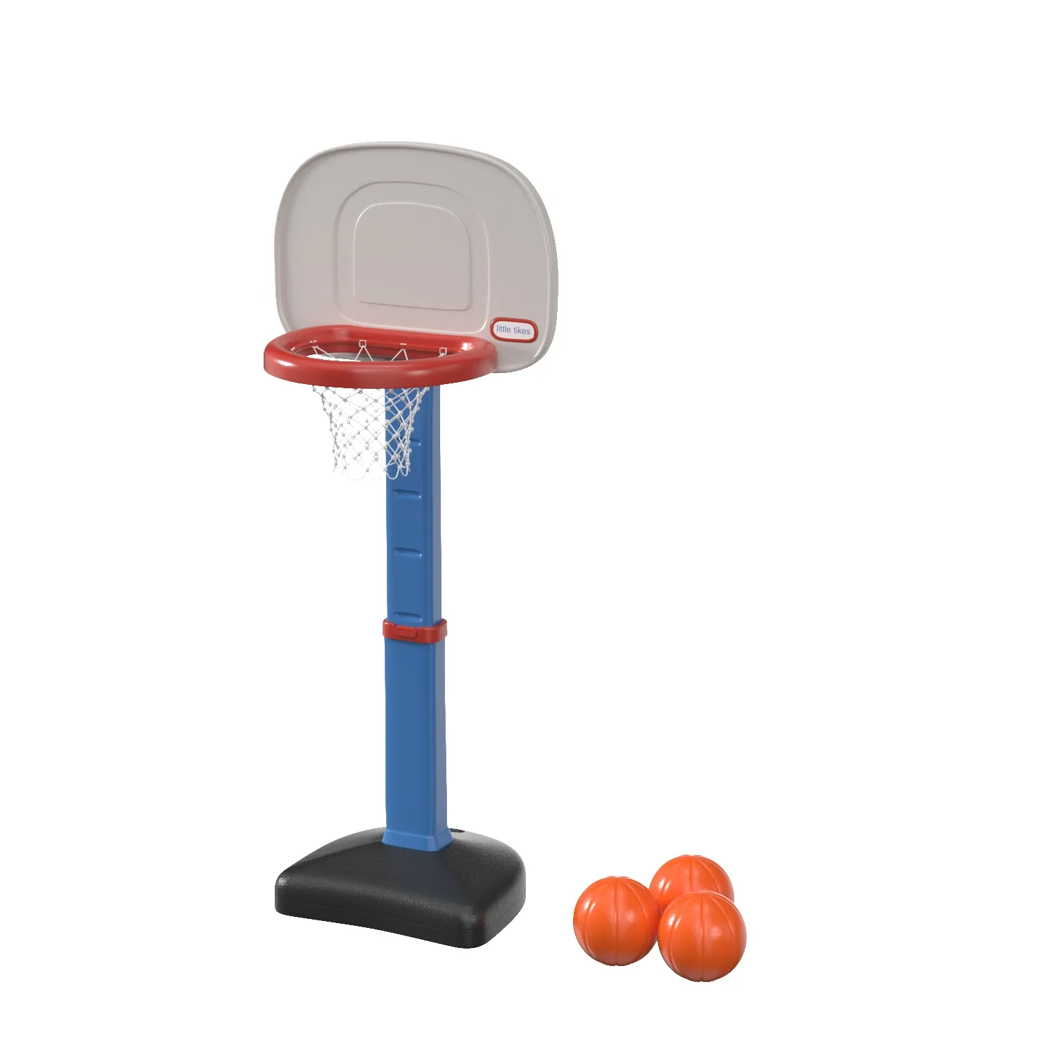 Little Tikes Easy Score 3 Balls Basketball PBR 3D Model_01