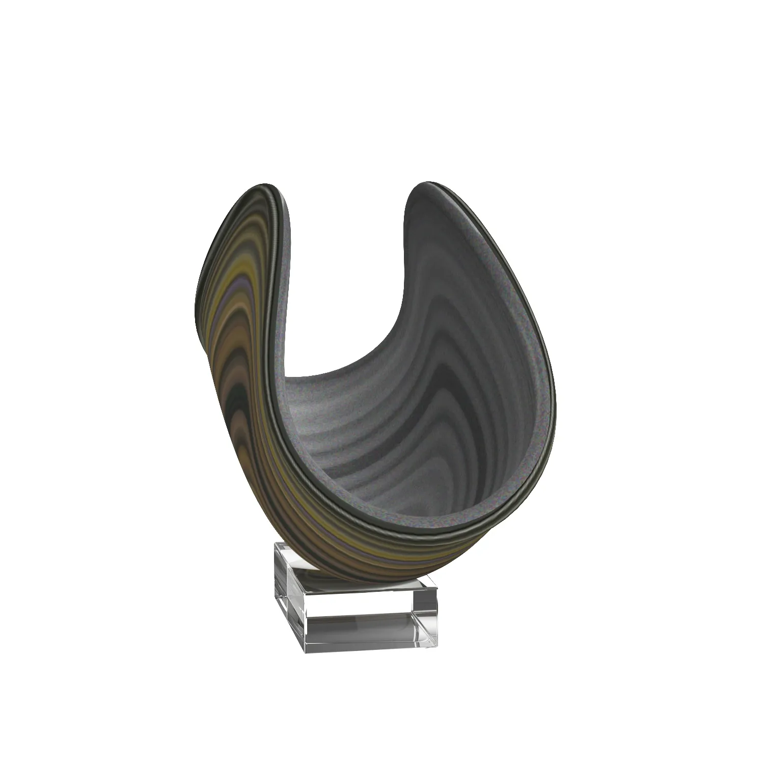 Shell Sculpture Artwork 3D Model_03