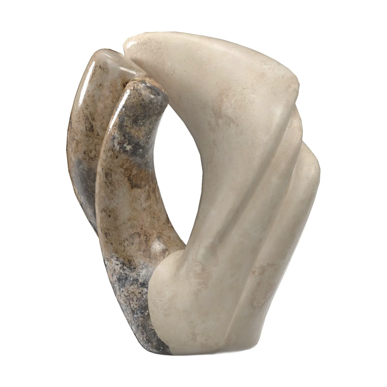 Stone Sculpture 01 3D Model_06