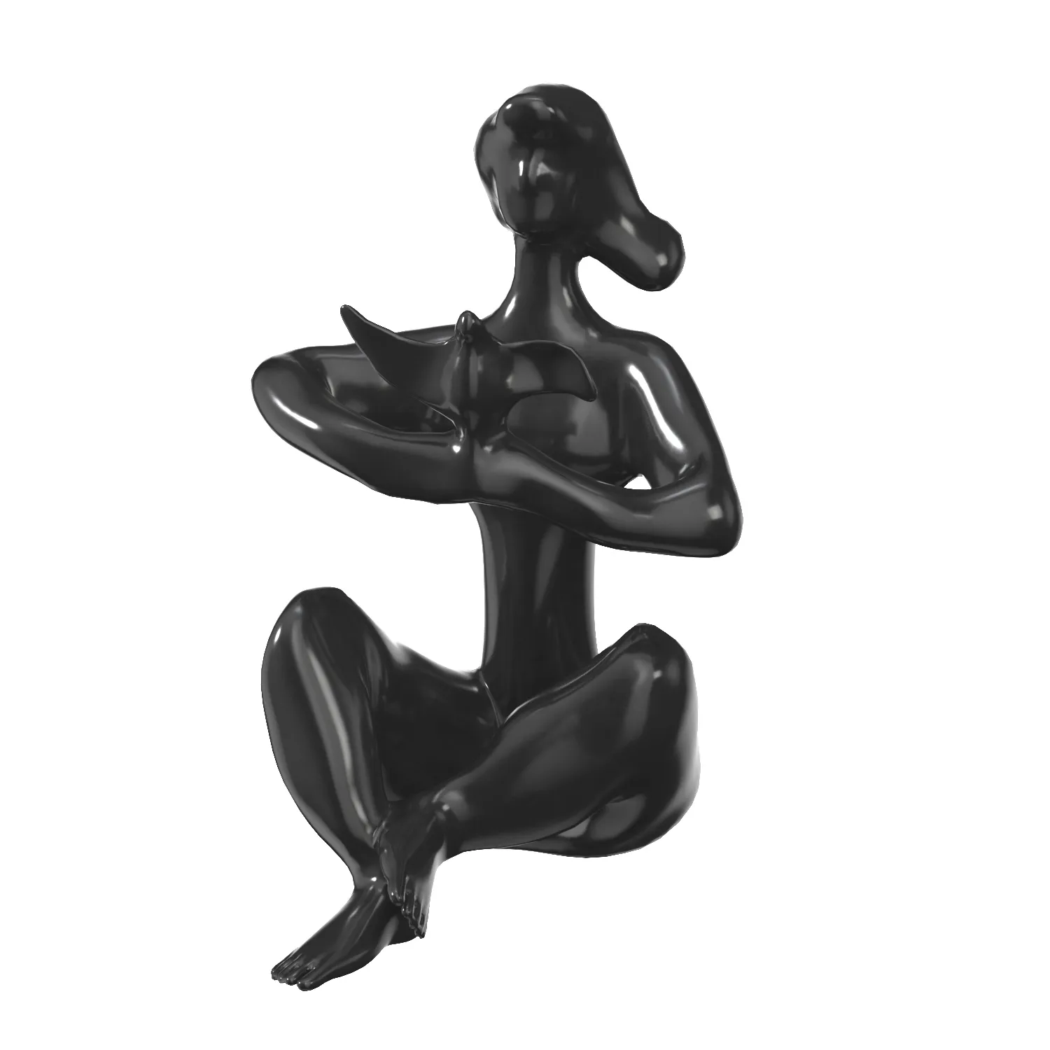 Woman sculpture PBR 3D Model_06