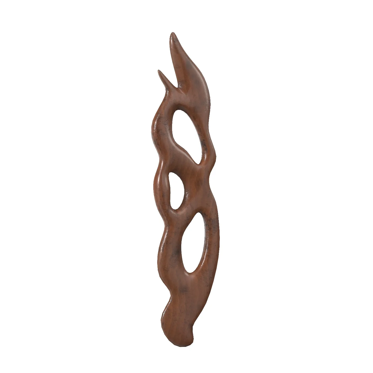Wood sculpture wall PBR 3D Model_03