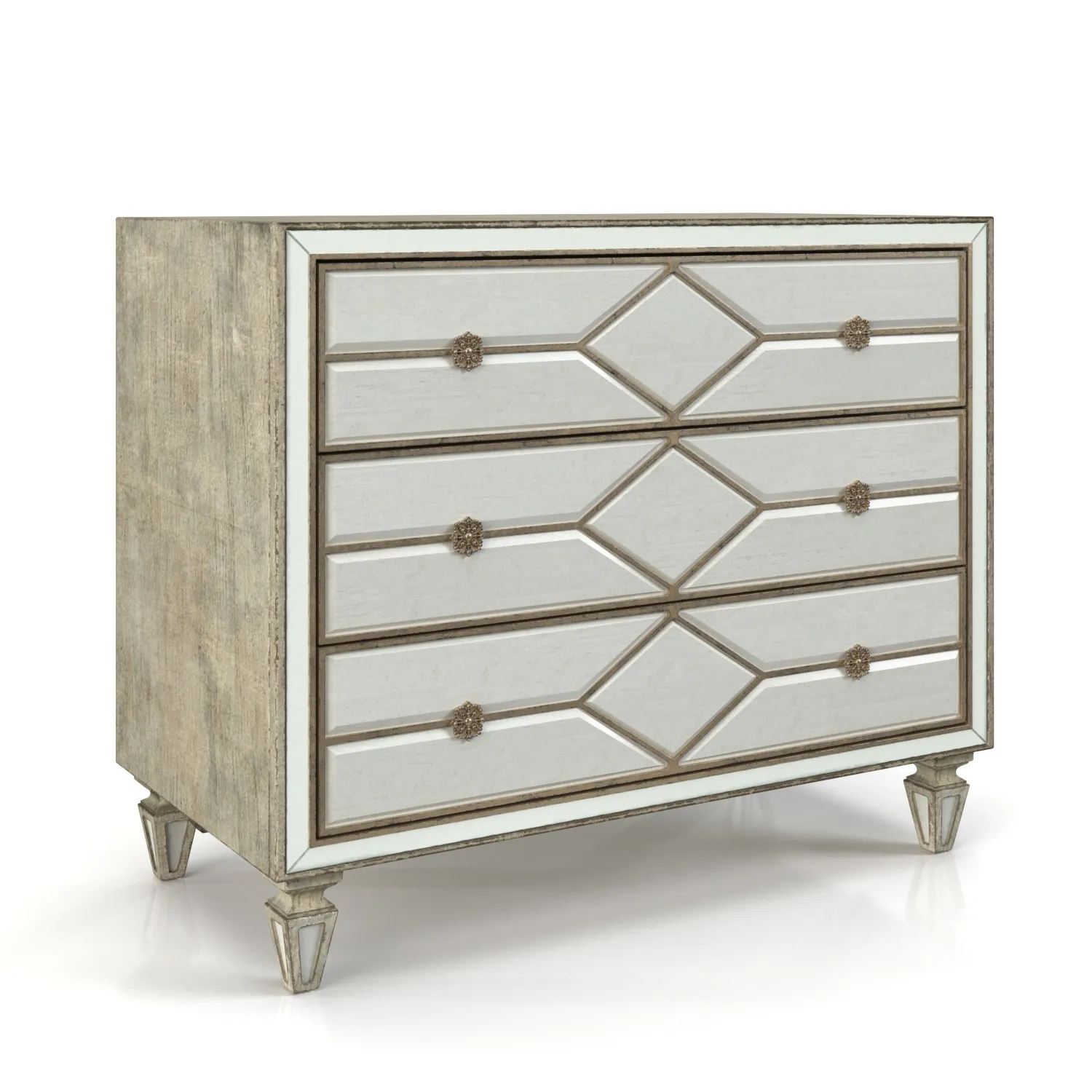 Sanctuary Queen Of Diamonds Bachelorette Chest PBR 3D Model_01