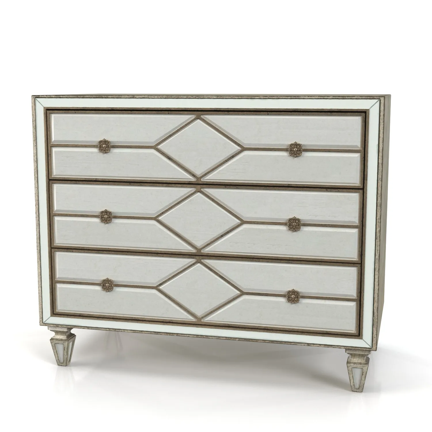 Sanctuary Queen Of Diamonds Bachelorette Chest PBR 3D Model_04