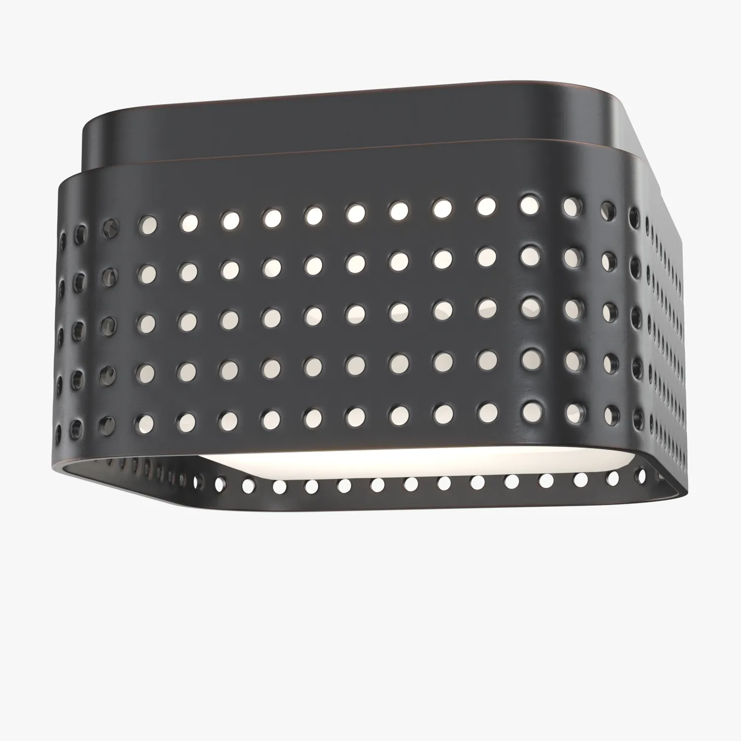 Precision Solitaire LED Flushmount PBR 3D Model_06