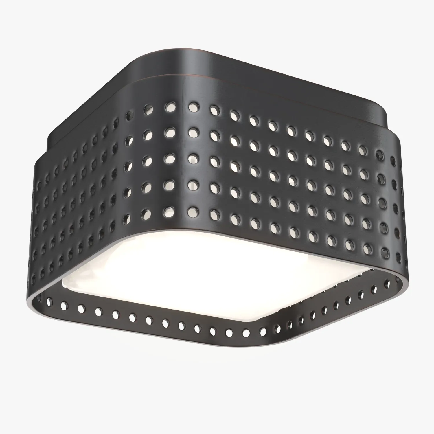 Precision Solitaire LED Flushmount PBR 3D Model_01