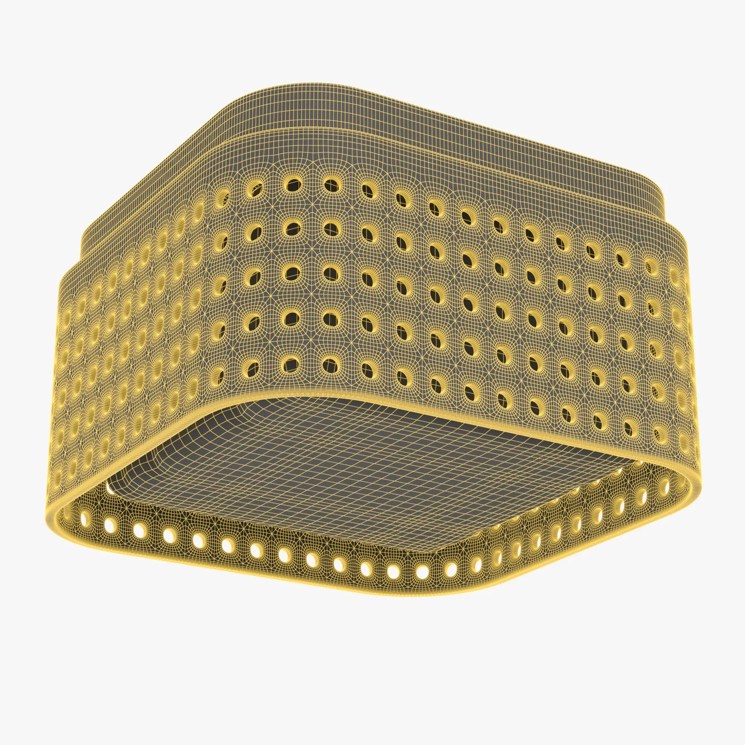 Precision Solitaire LED Flushmount PBR 3D Model_07