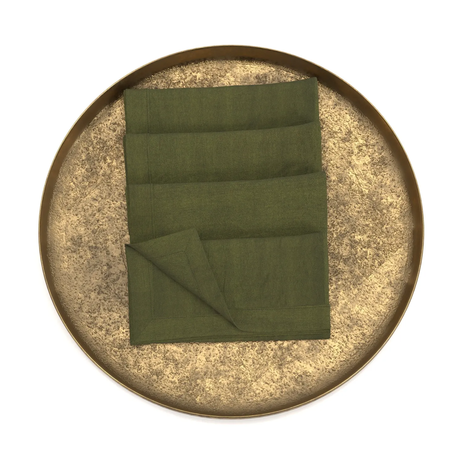 Softened Linen Napkin PBR 3D Model_04