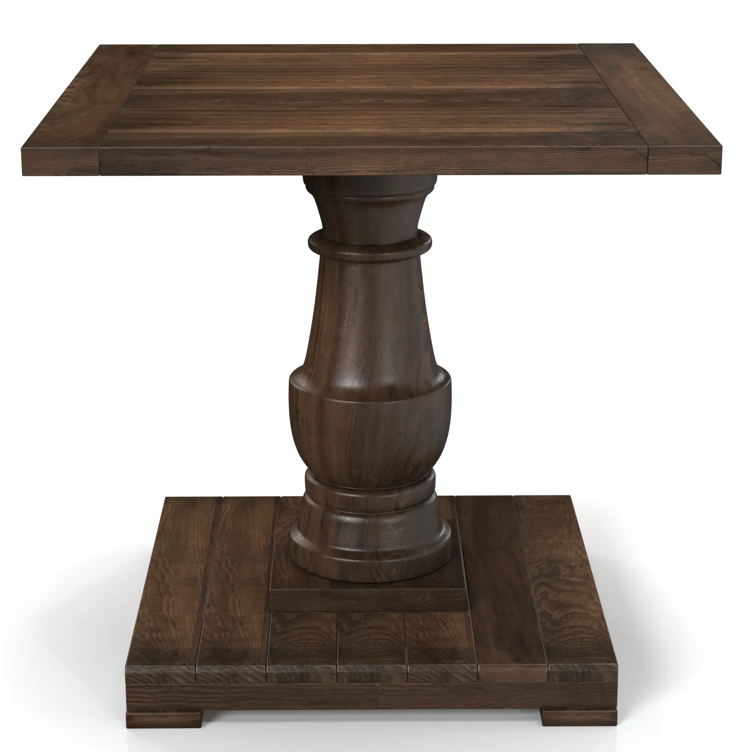 Stratford 26 Inch Pedestal End Table 3D Model_03