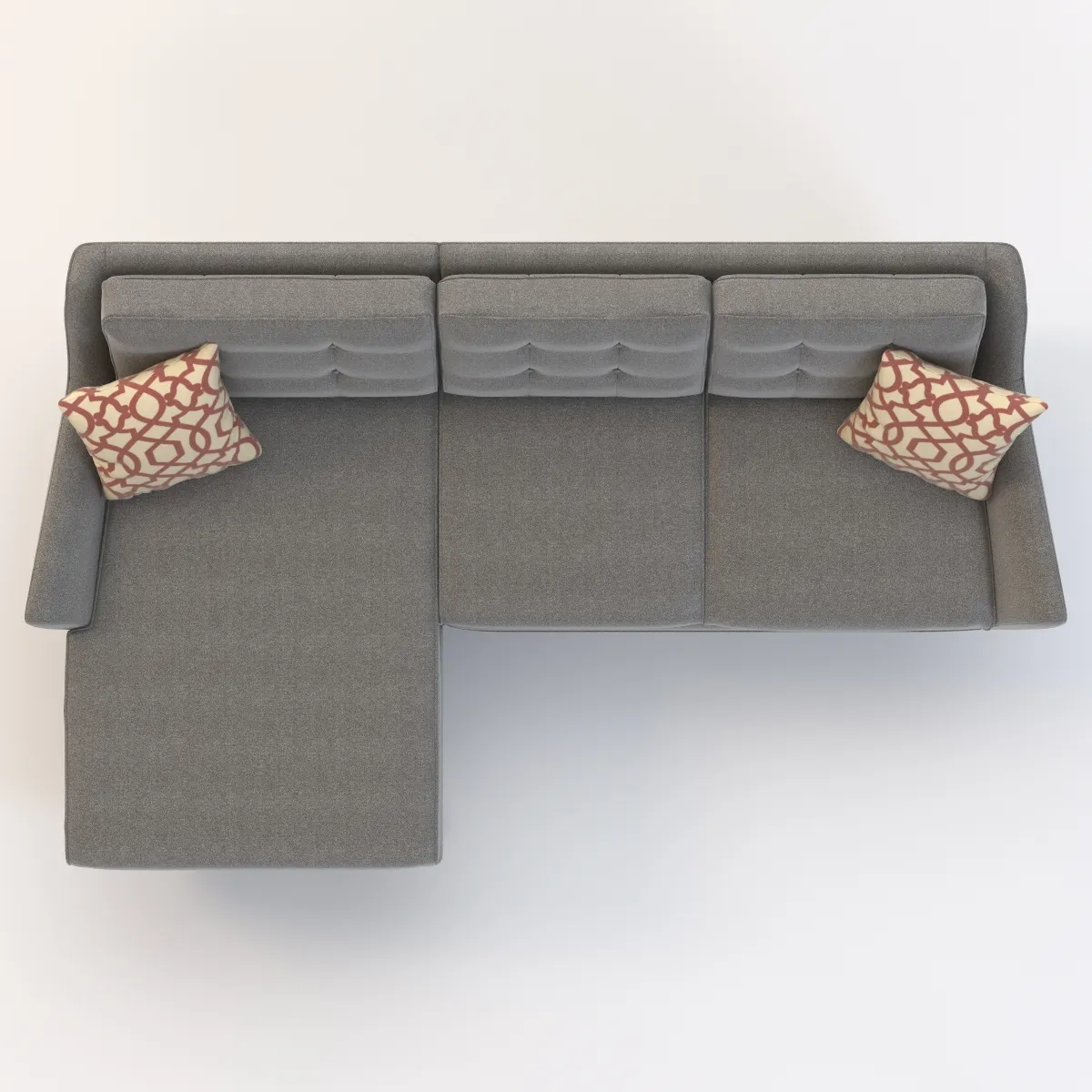 Joybird Eastwood Sectional Chaise 3D Model_07
