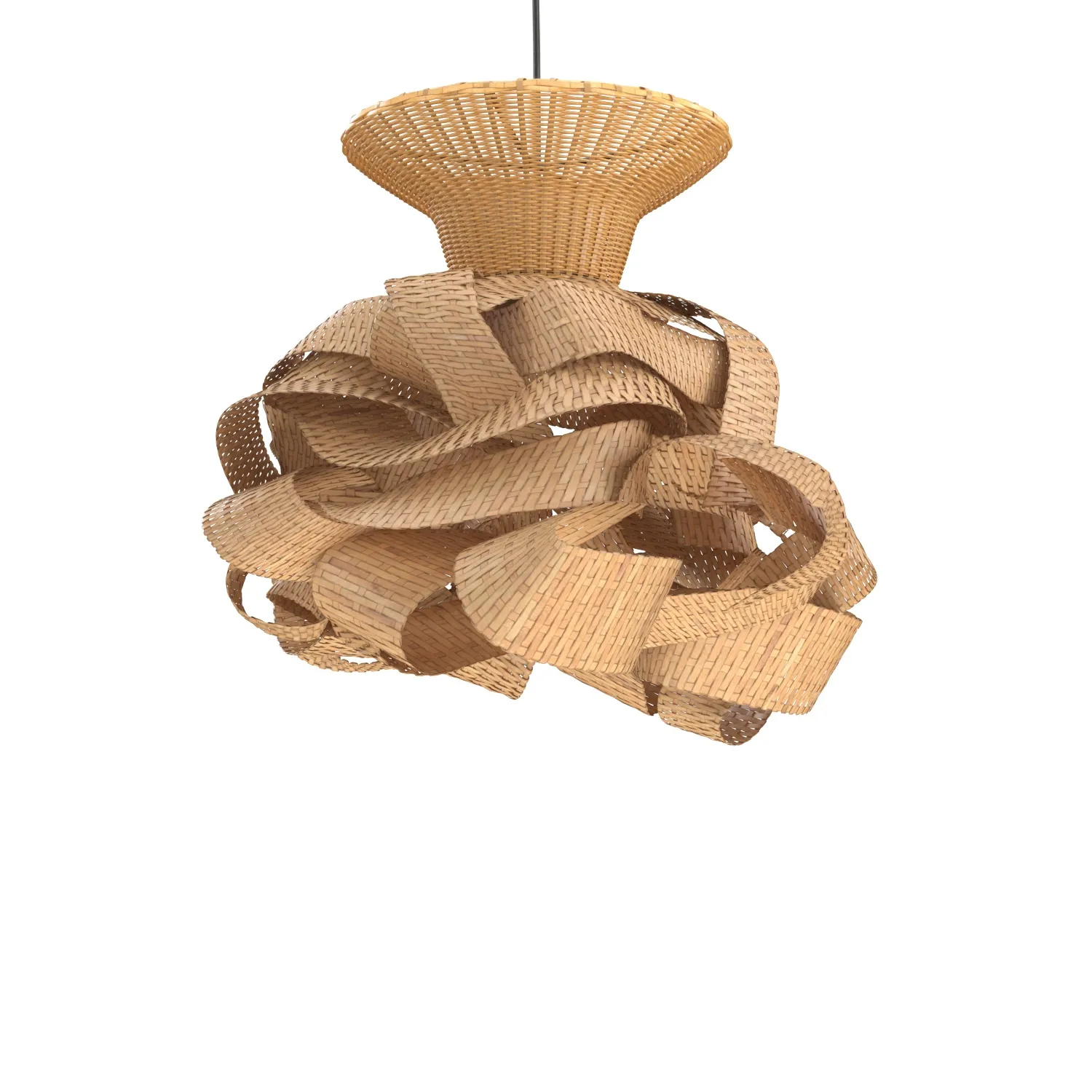 Anemone Pendant Light PBR 3D Model_06