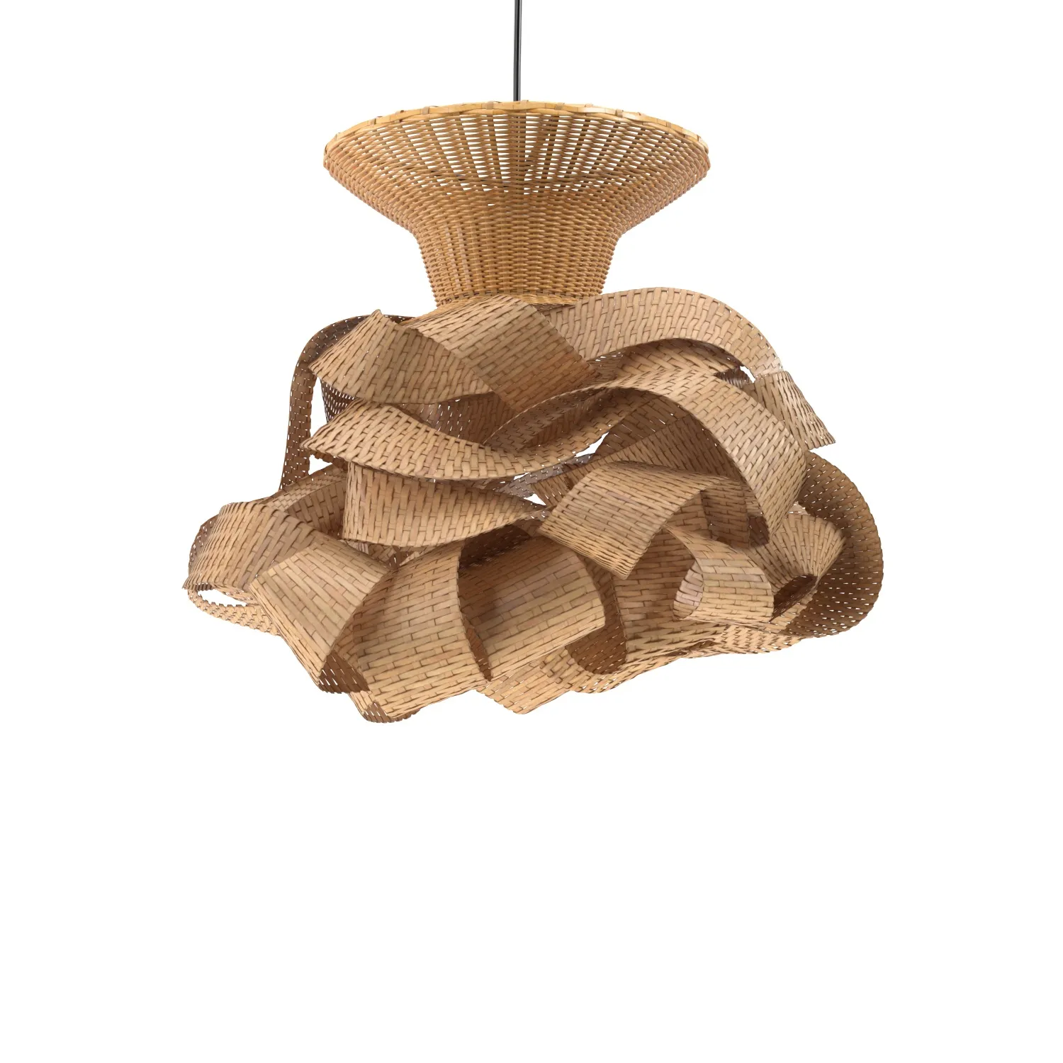 Anemone Pendant Light PBR 3D Model_04