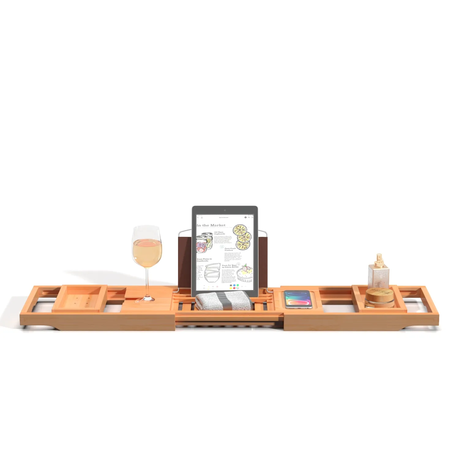 Bamboo Bathtub Tray 3D Model_04