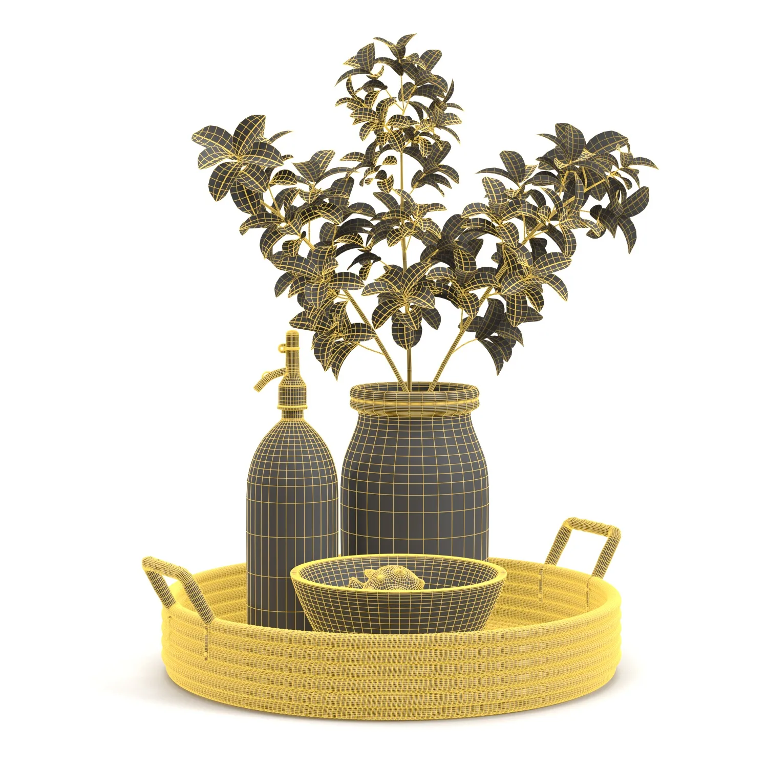 Coffee Table Decor 05 PBR 3D Model_07