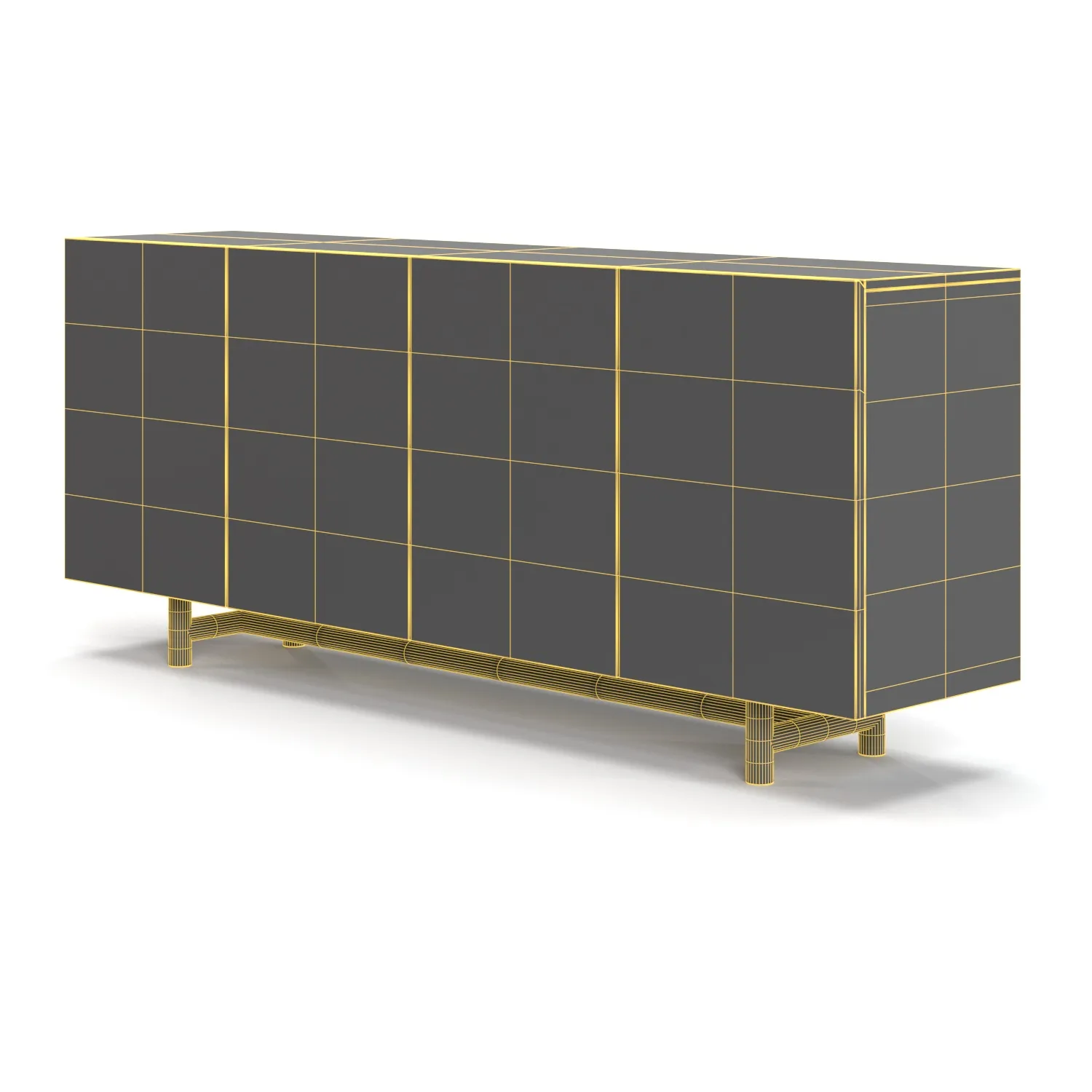 Mika Dining Sideboard PBR 3D Model_07